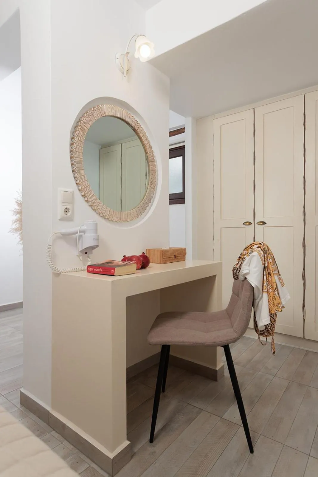 Bed in Anemomilos Beach hotel