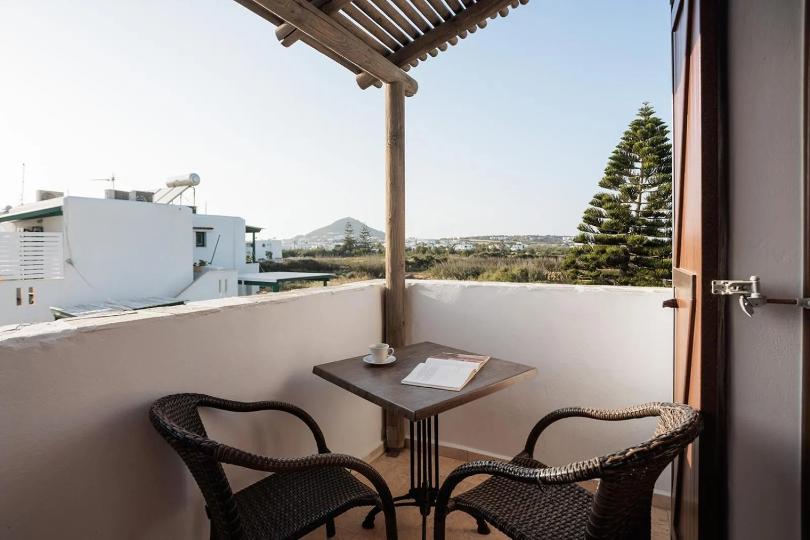 Balcony/Terrace in Anemomilos Beach hotel