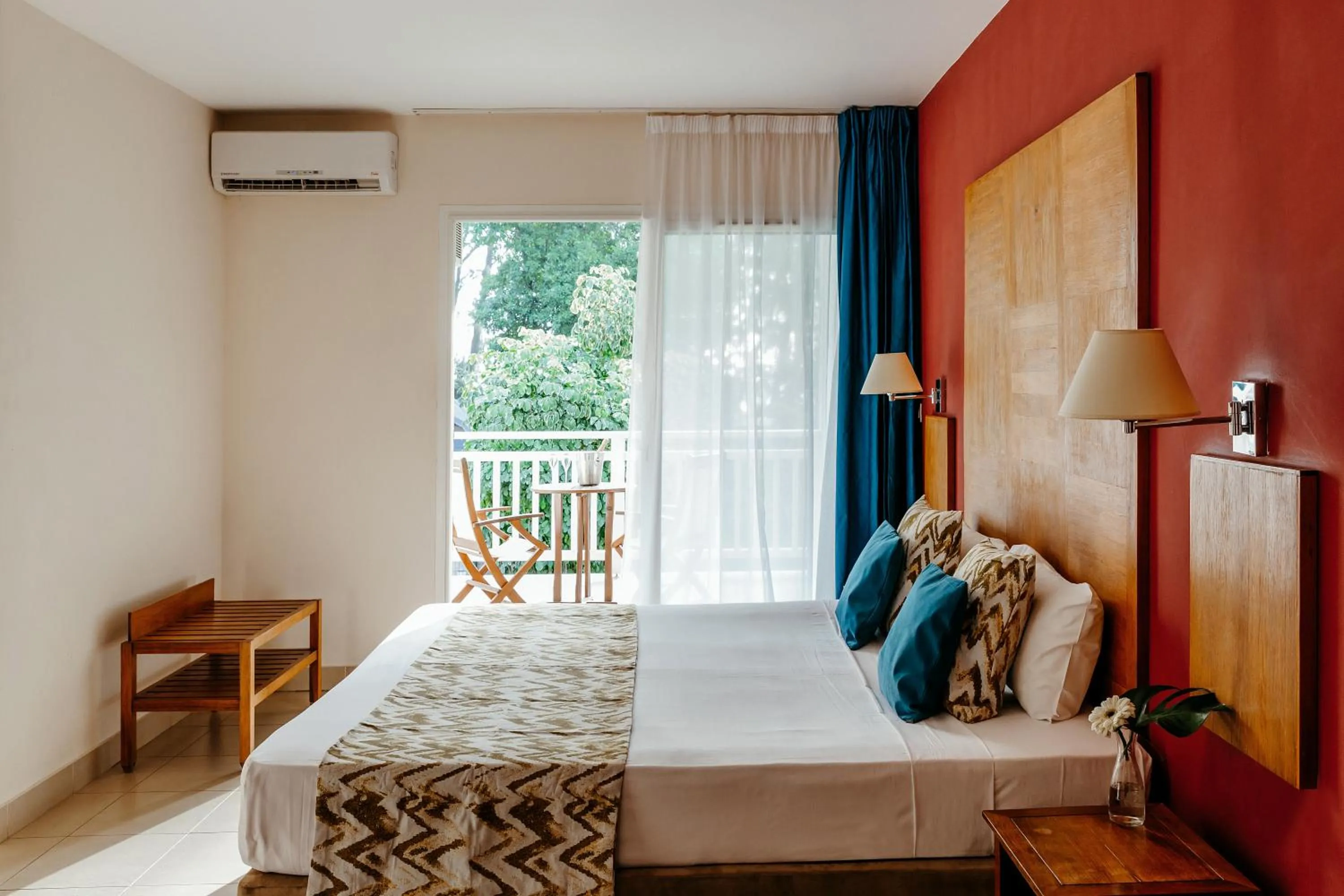 Bed in Hotel Le Recif, Ile de la Reunion