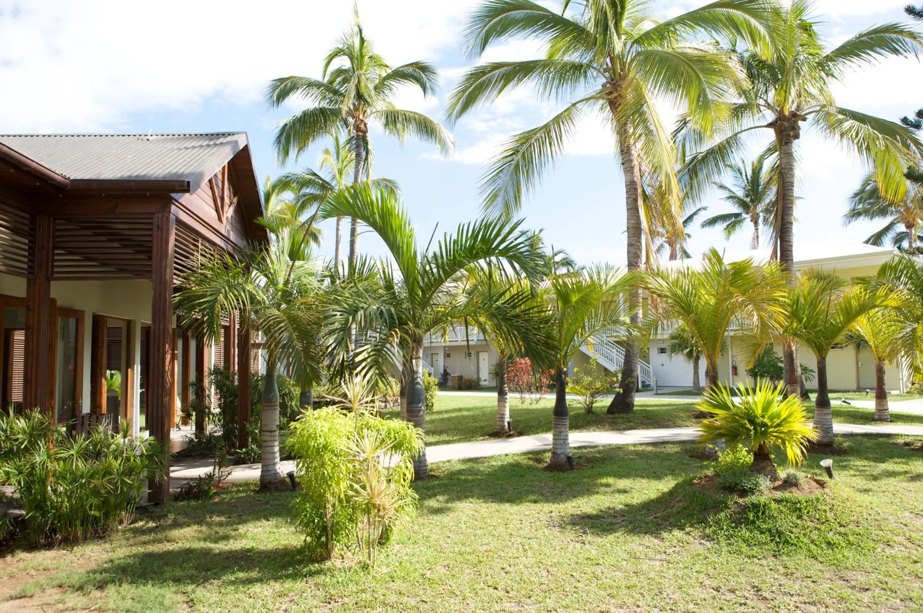 Garden in Hotel Le Recif, Ile de la Reunion