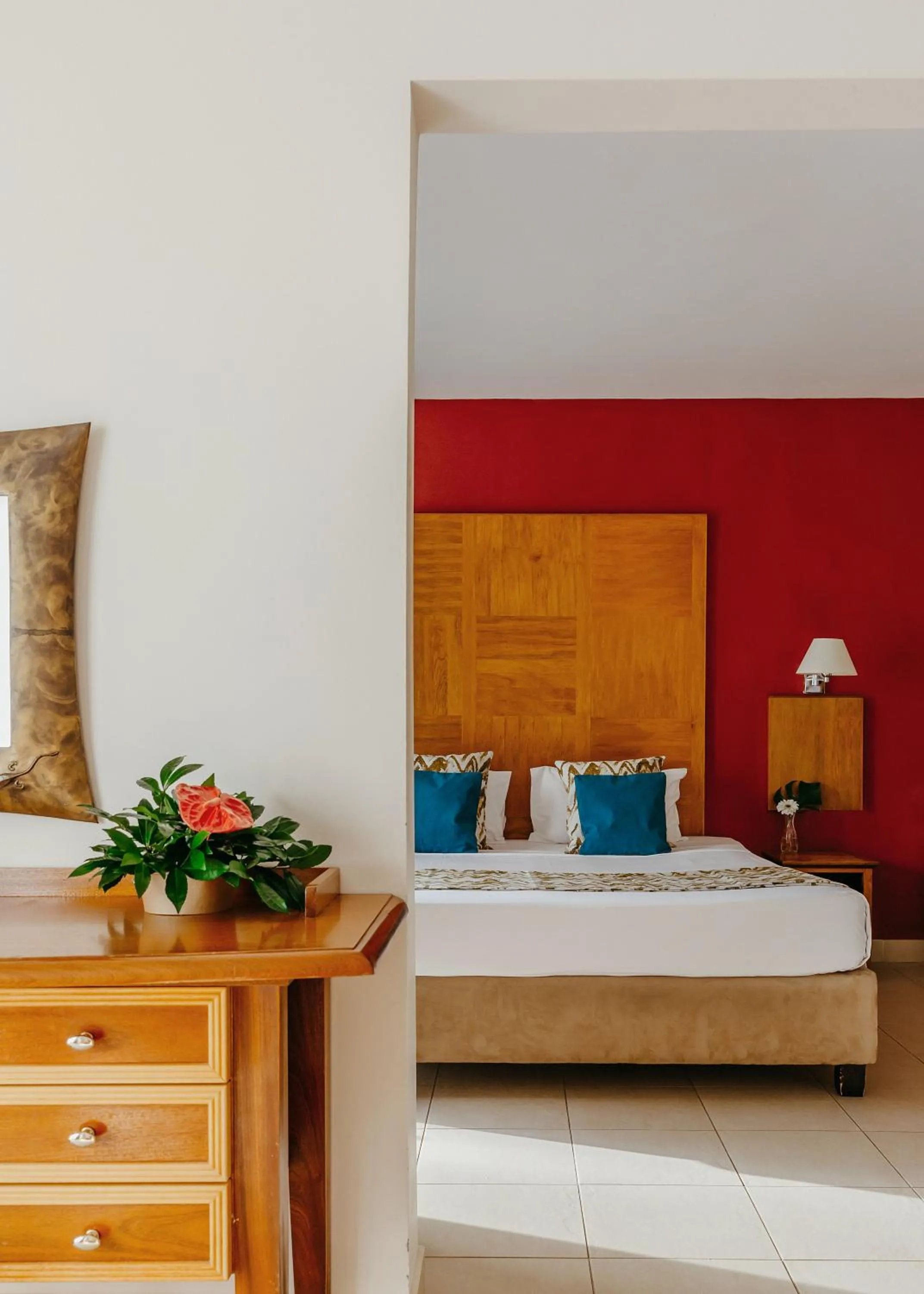 Bed in Hotel Le Recif, Ile de la Reunion