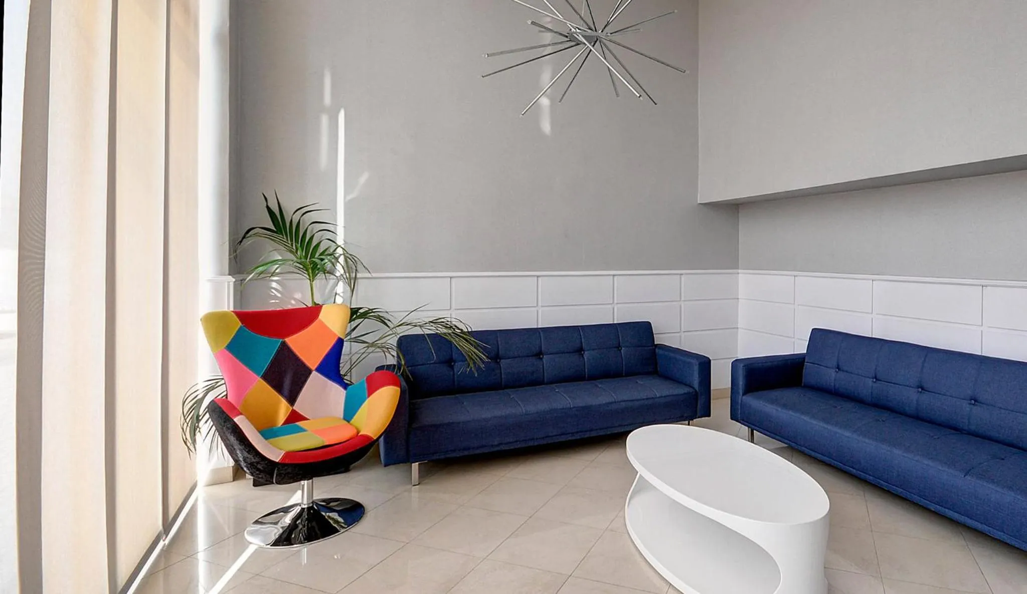 Living room in Hotel Vila-real Azul