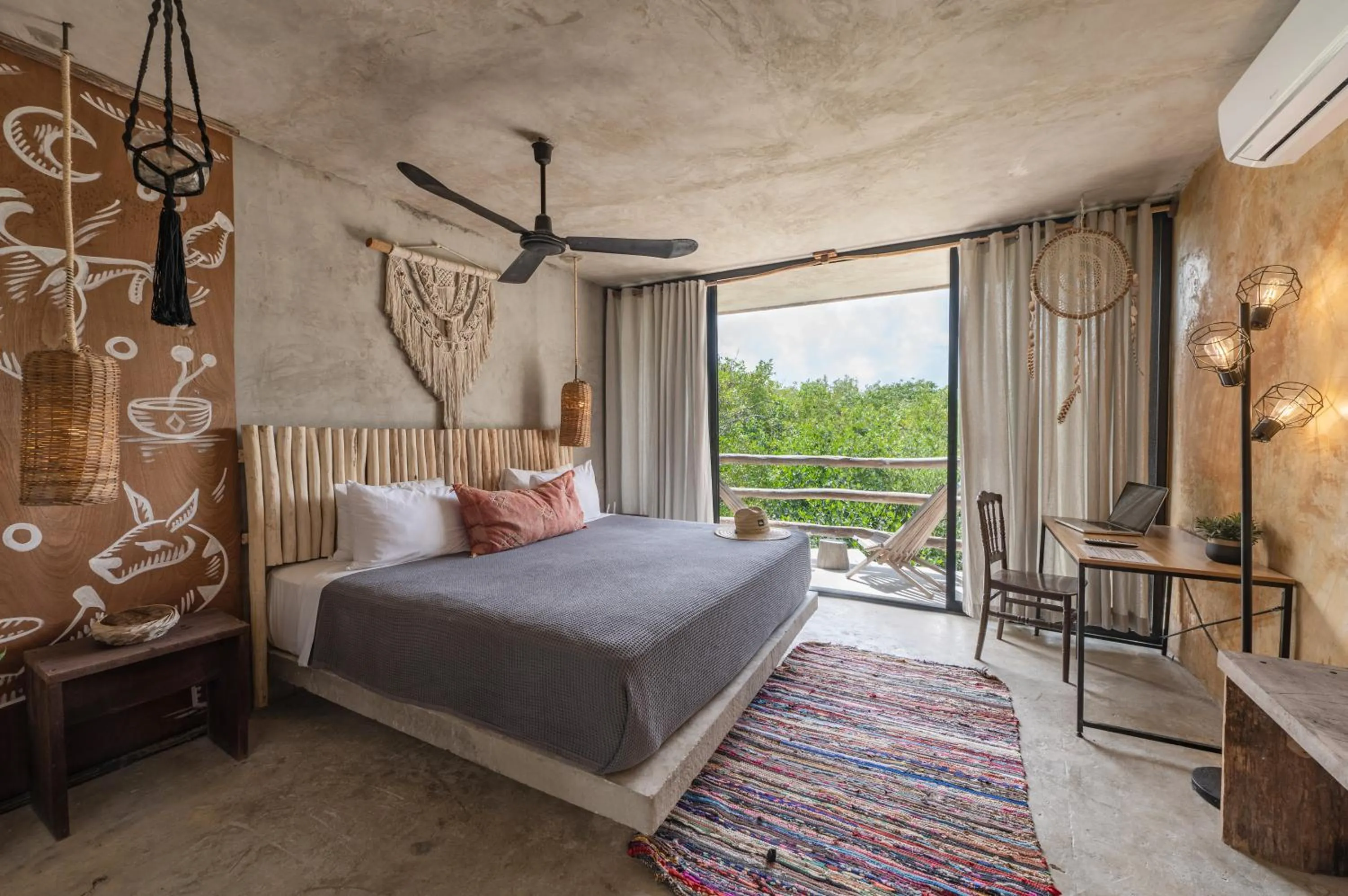 Bed in Casa Coyote Tulum