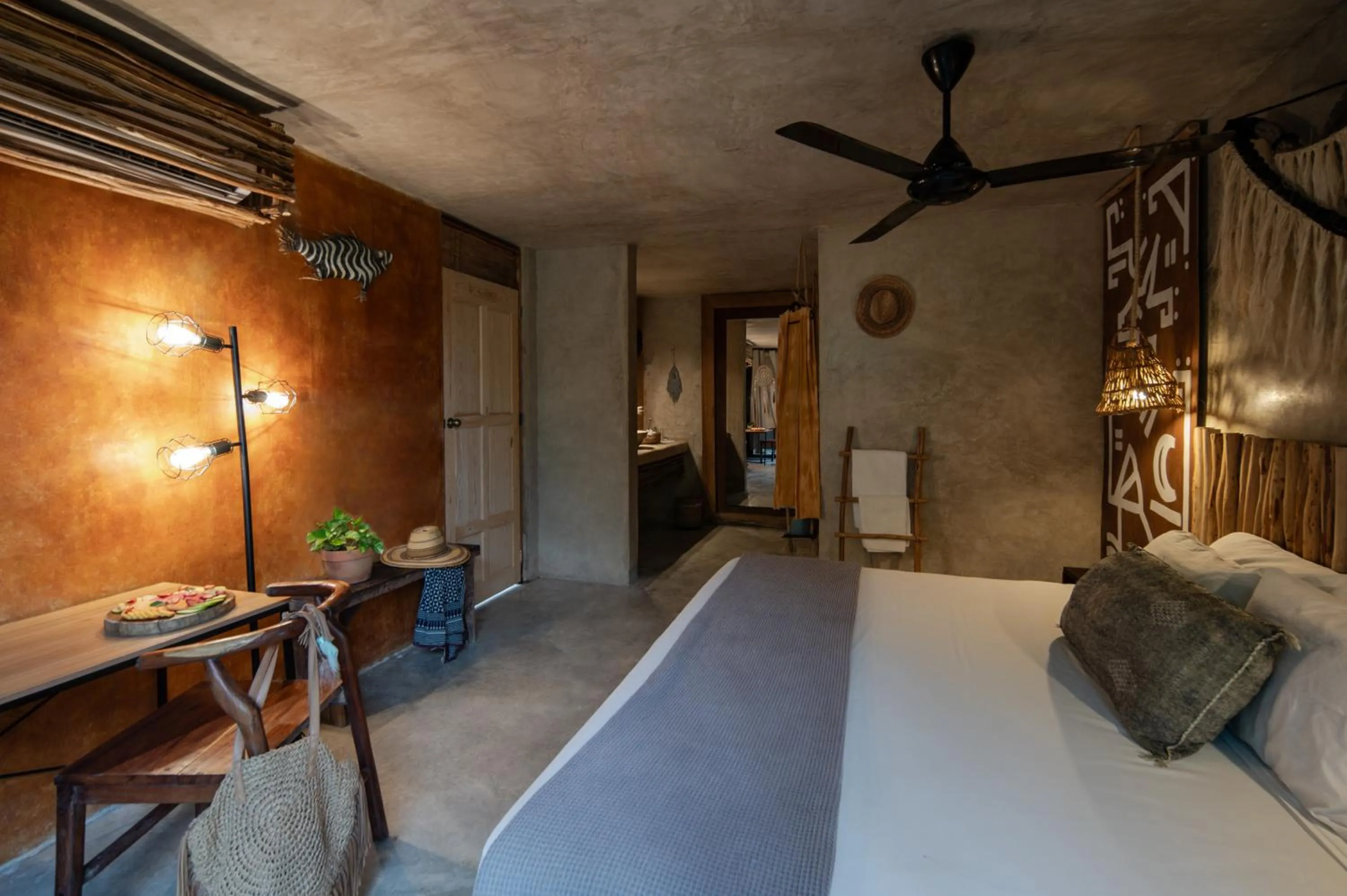 Bed in Casa Coyote Tulum