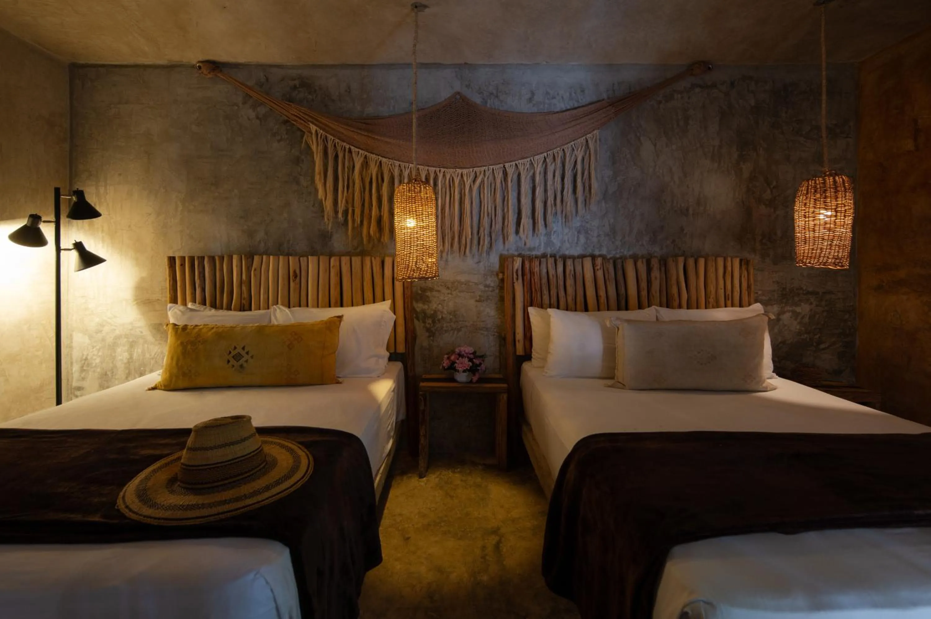 Night, Bed in Casa Coyote Tulum