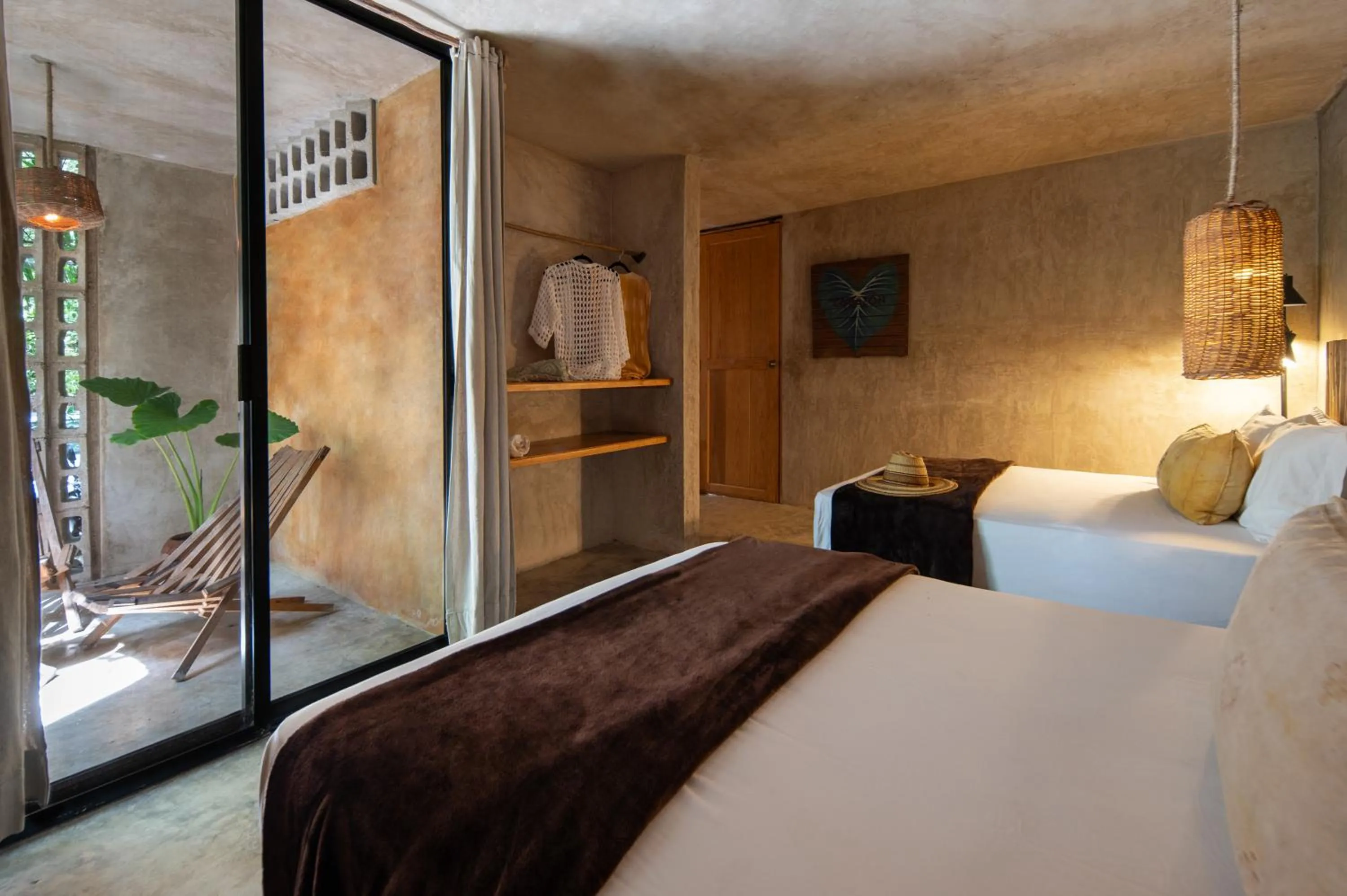 Photo of the whole room, Bed in Casa Coyote Tulum