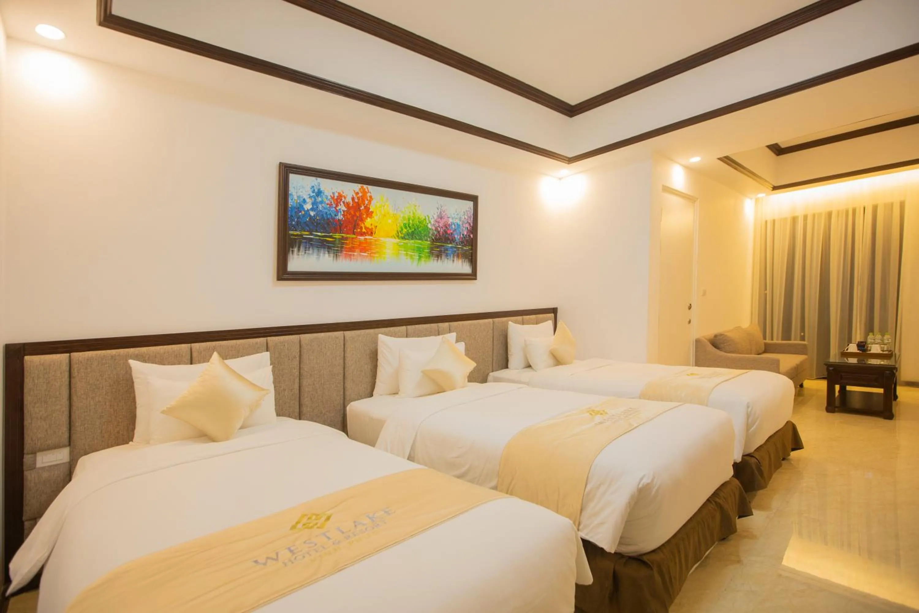 Bed in Westlake Hotel & Resort Vinh Phuc