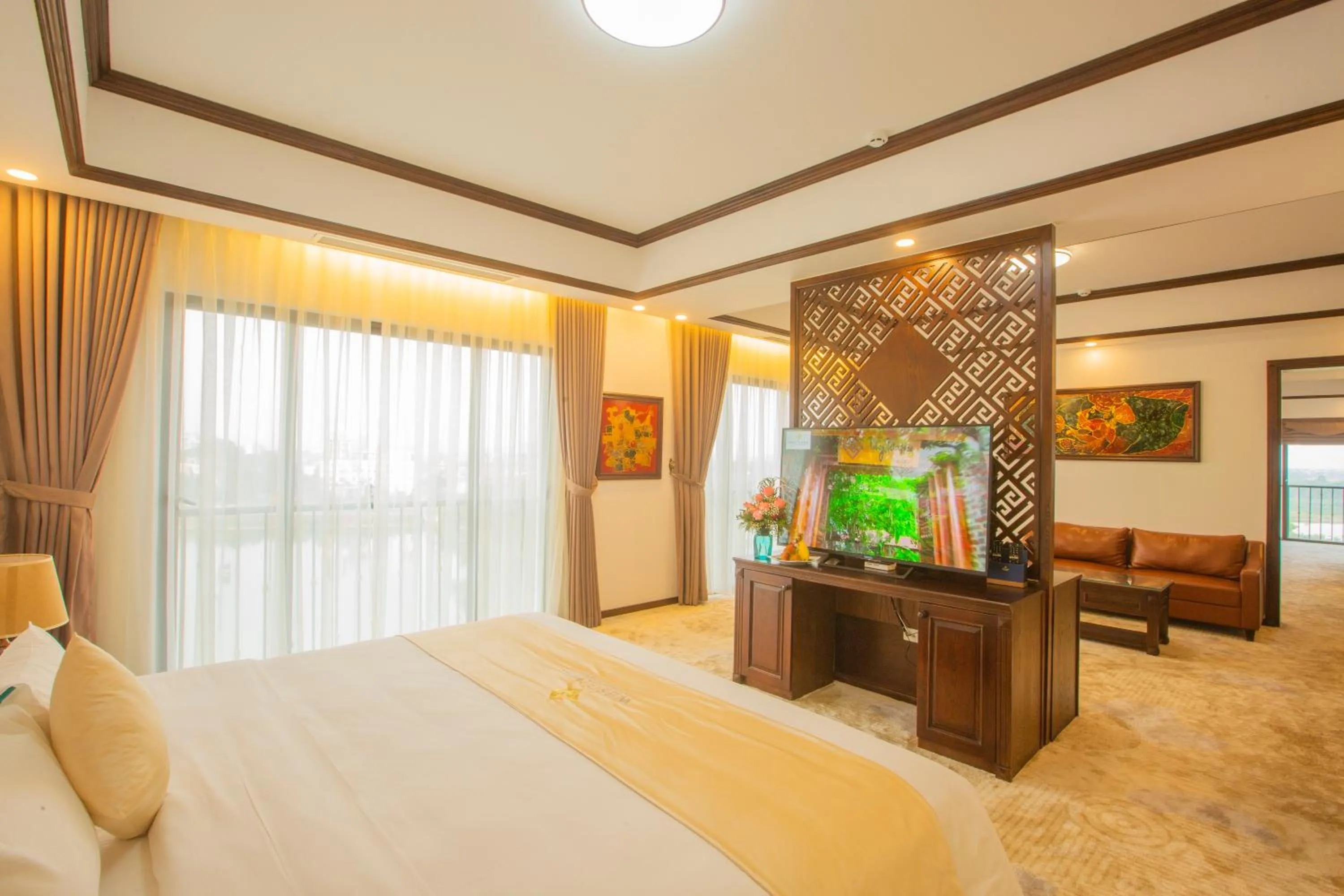 Bed in Westlake Hotel & Resort Vinh Phuc