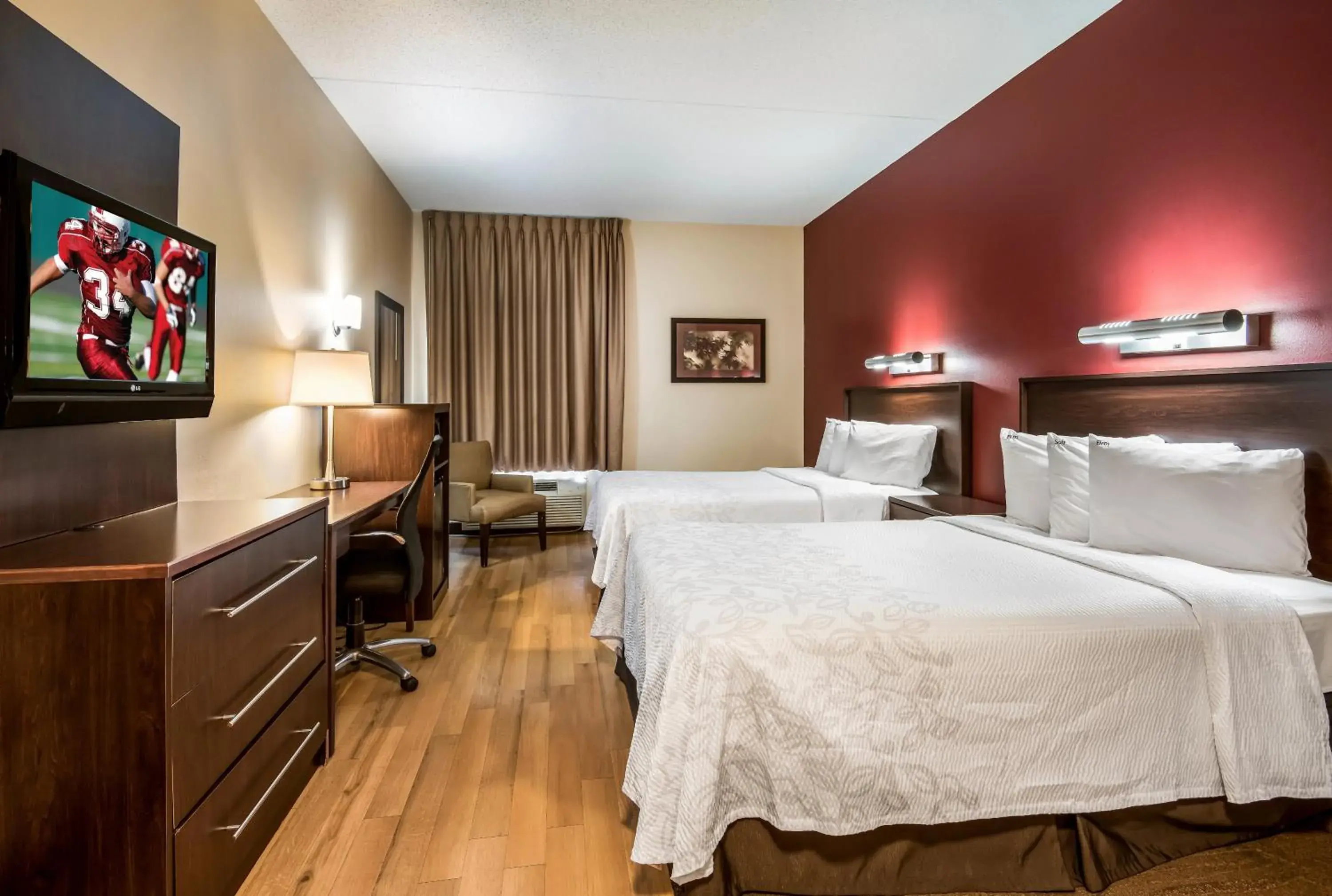Standard Room with Two Queen Beds Smoke Free in Red Roof Inn PLUS+ South Deerfield - Amherst Standard Room with Two Queen Beds Smoke Free in Red Roof Inn PLUS+ South Deerfield - Amherst