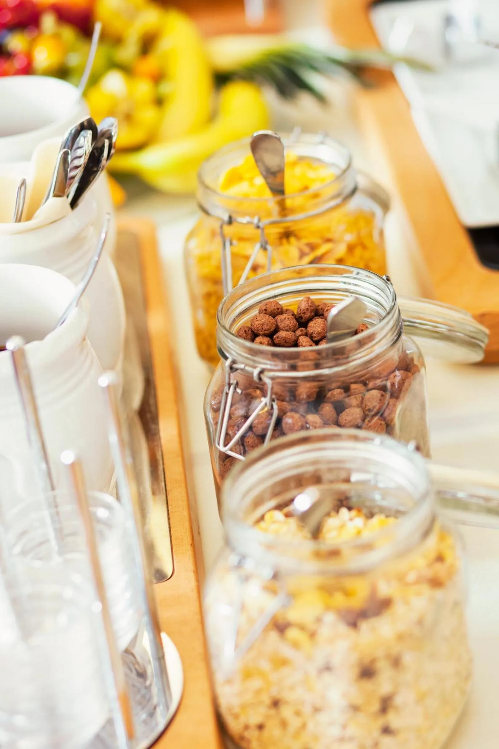 Continental breakfast in Hotel Abácie & Wellness