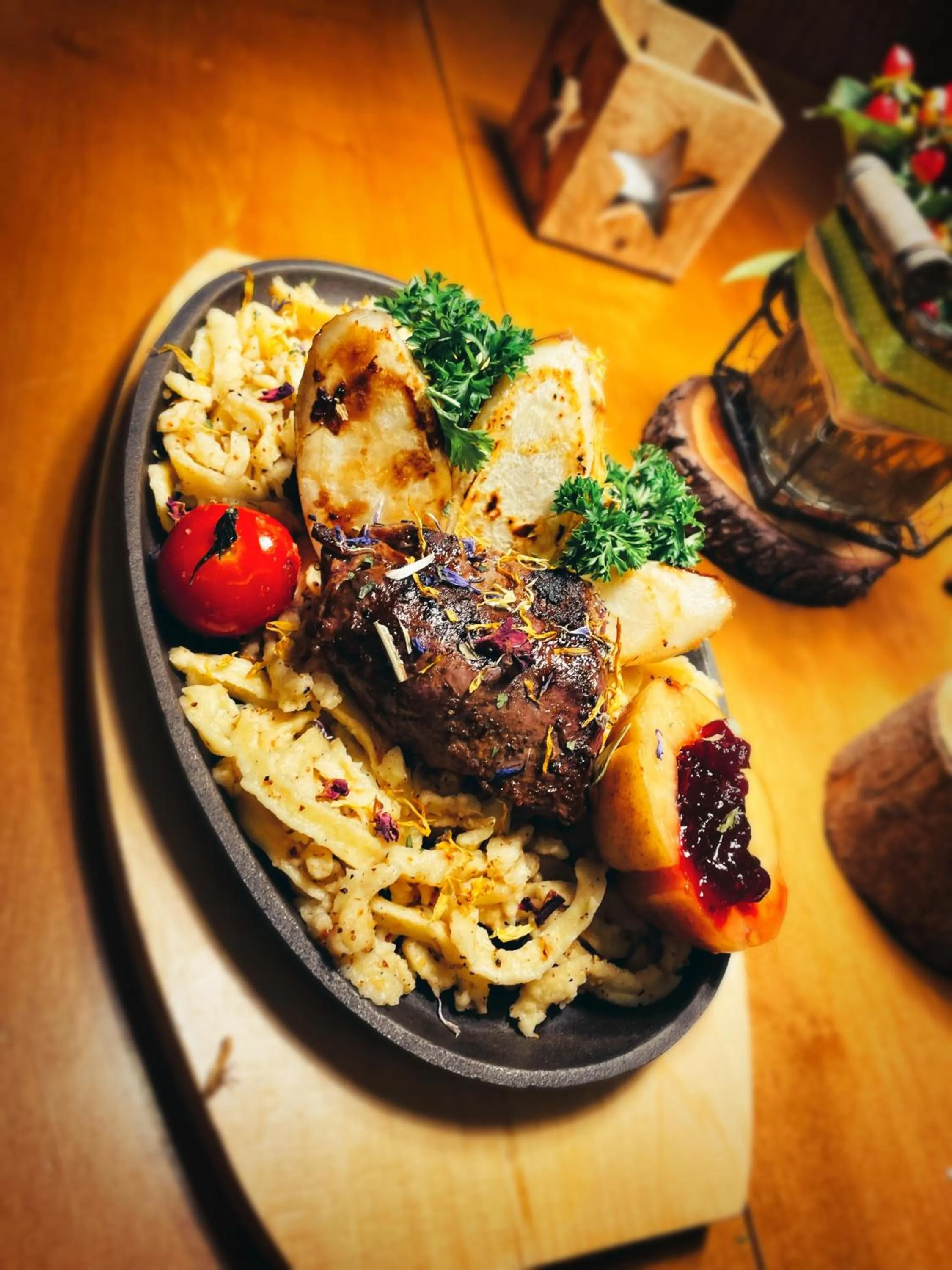 Food and drinks in Albhotel Malakoff - House of Nature