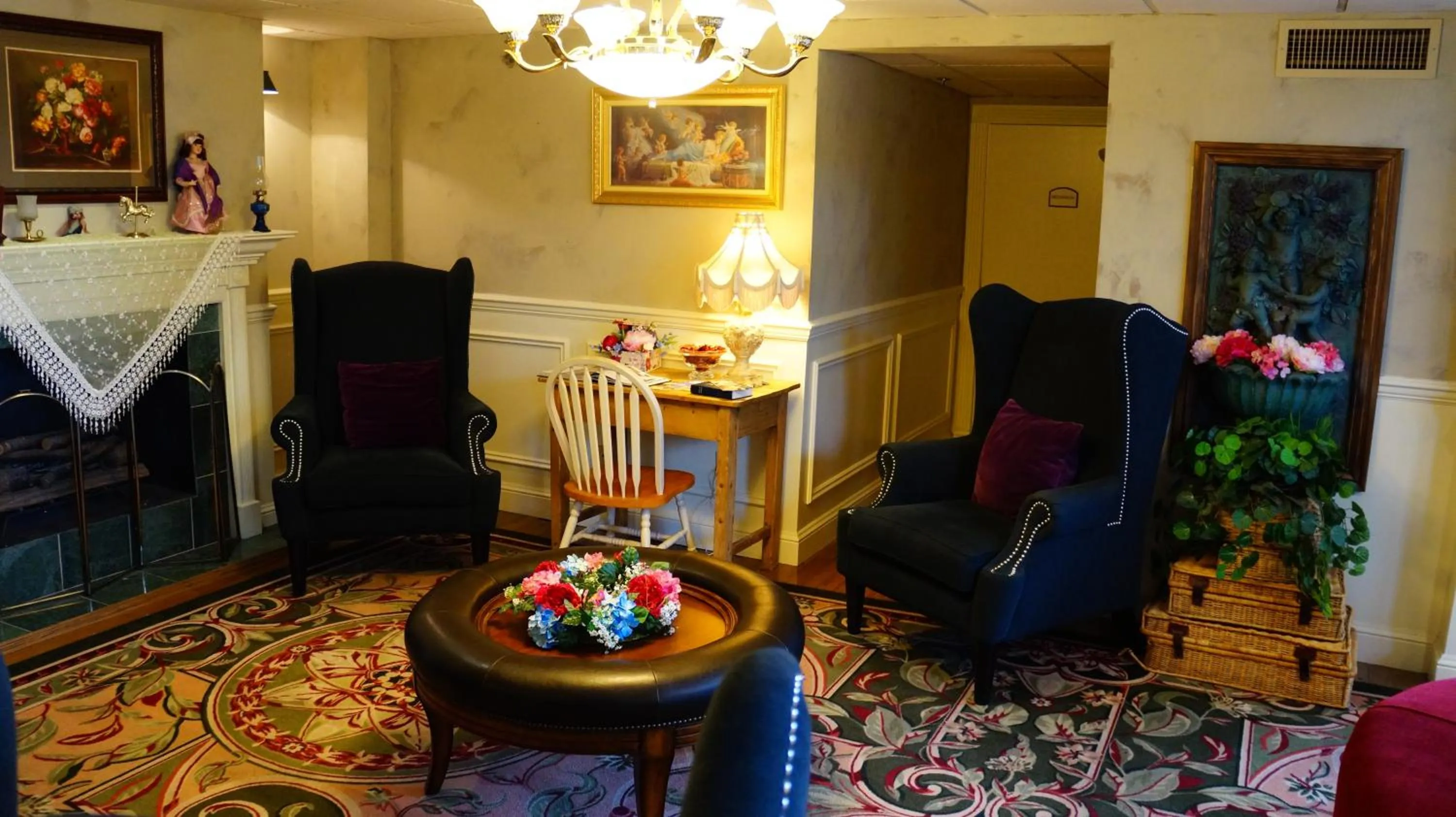 Seating area in Hotel Grand Victorian