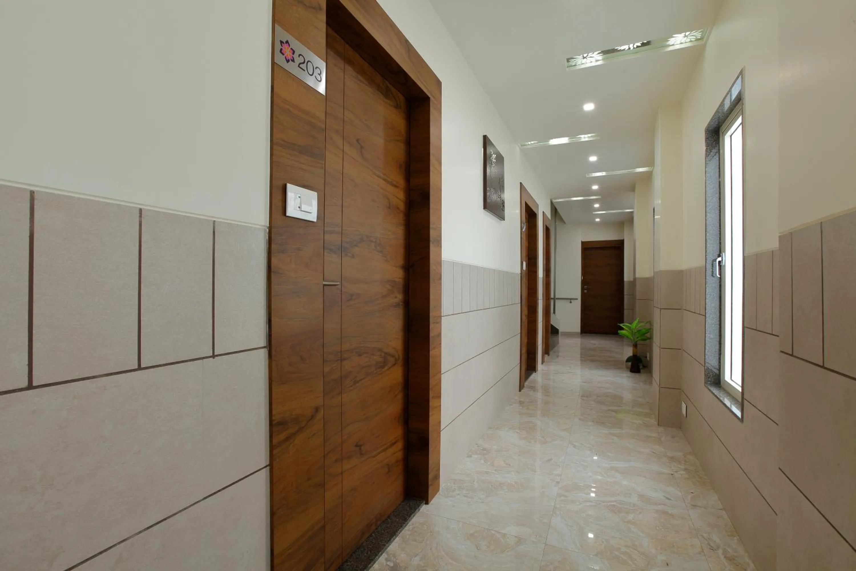 Patio in Hotel Alka Inn