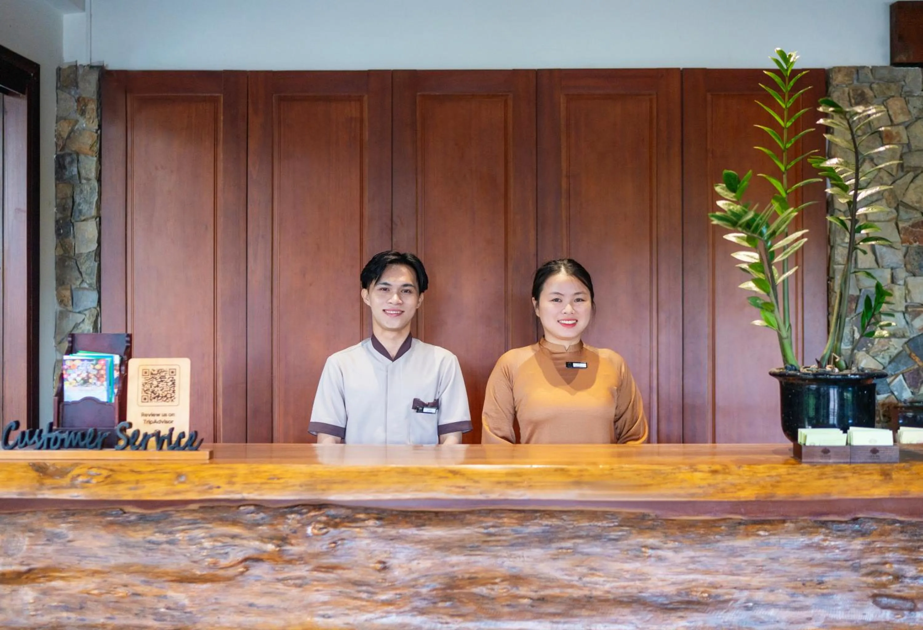 Lobby or reception in Hoi An Eco Lodge & Spa