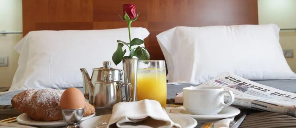 Breakfast, Bed in Hotel Coppe Jesolo