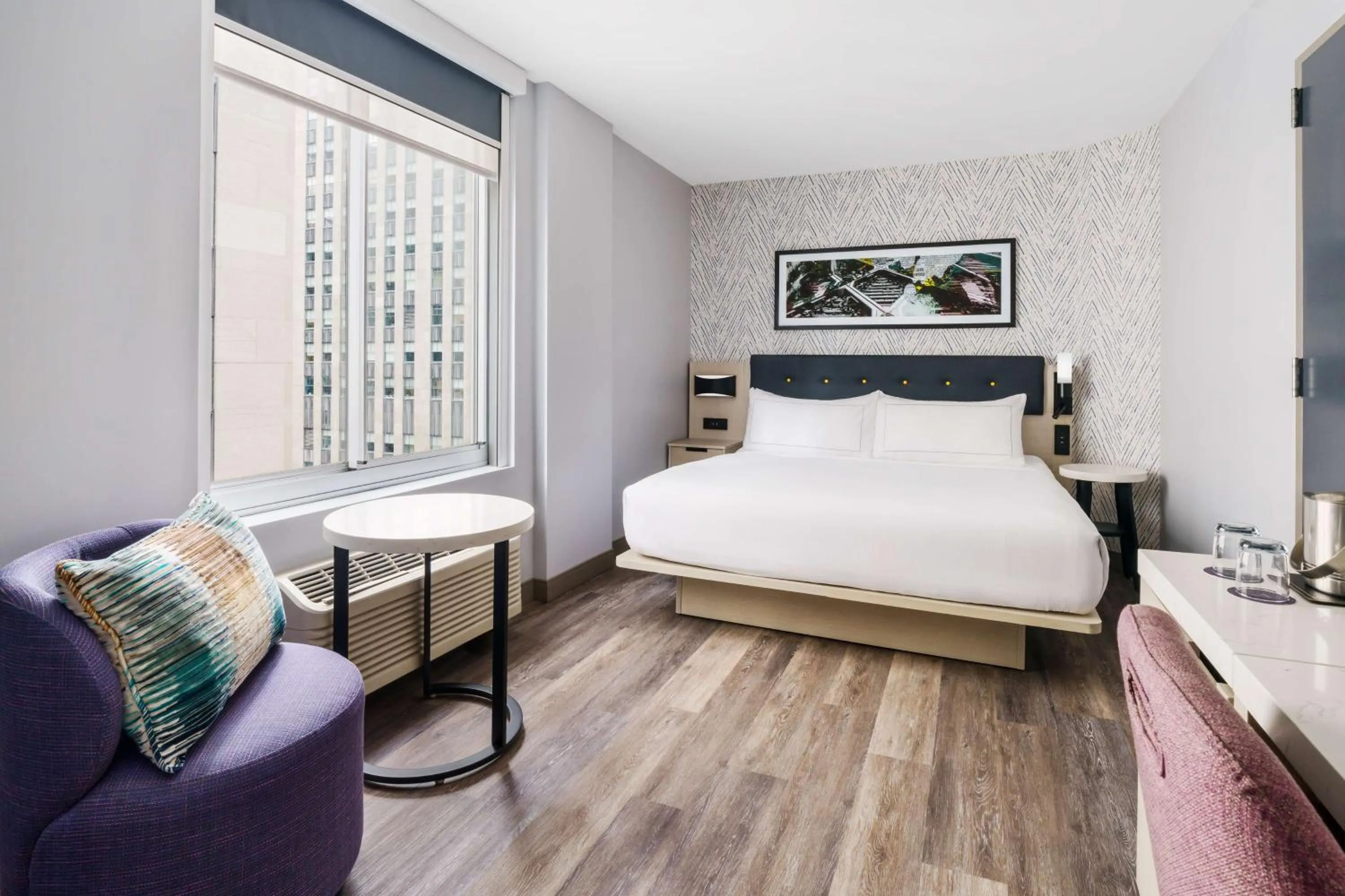 Bed in DoubleTree by Hilton New York Midtown Fifth Ave