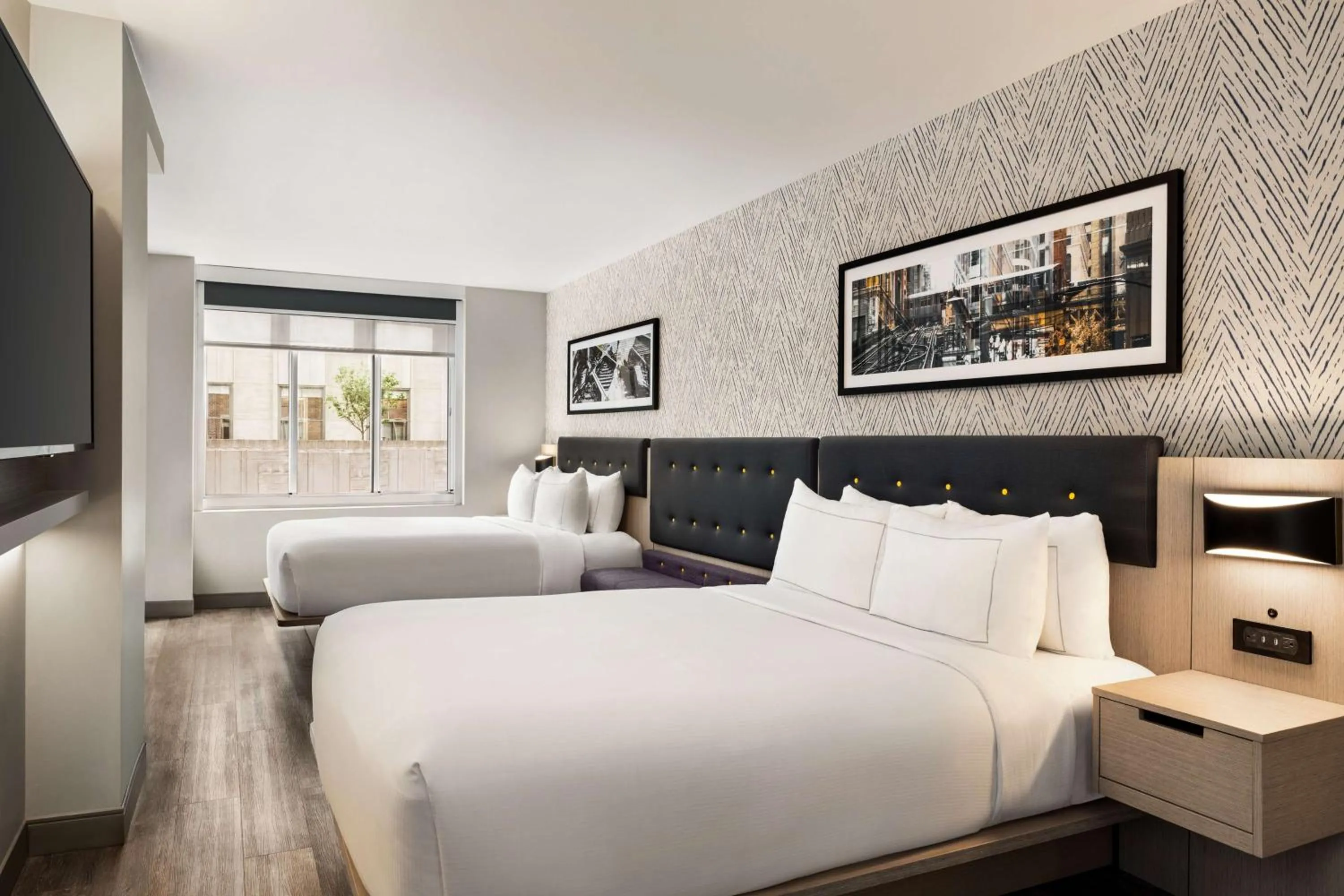 Bed in DoubleTree by Hilton New York Midtown Fifth Ave