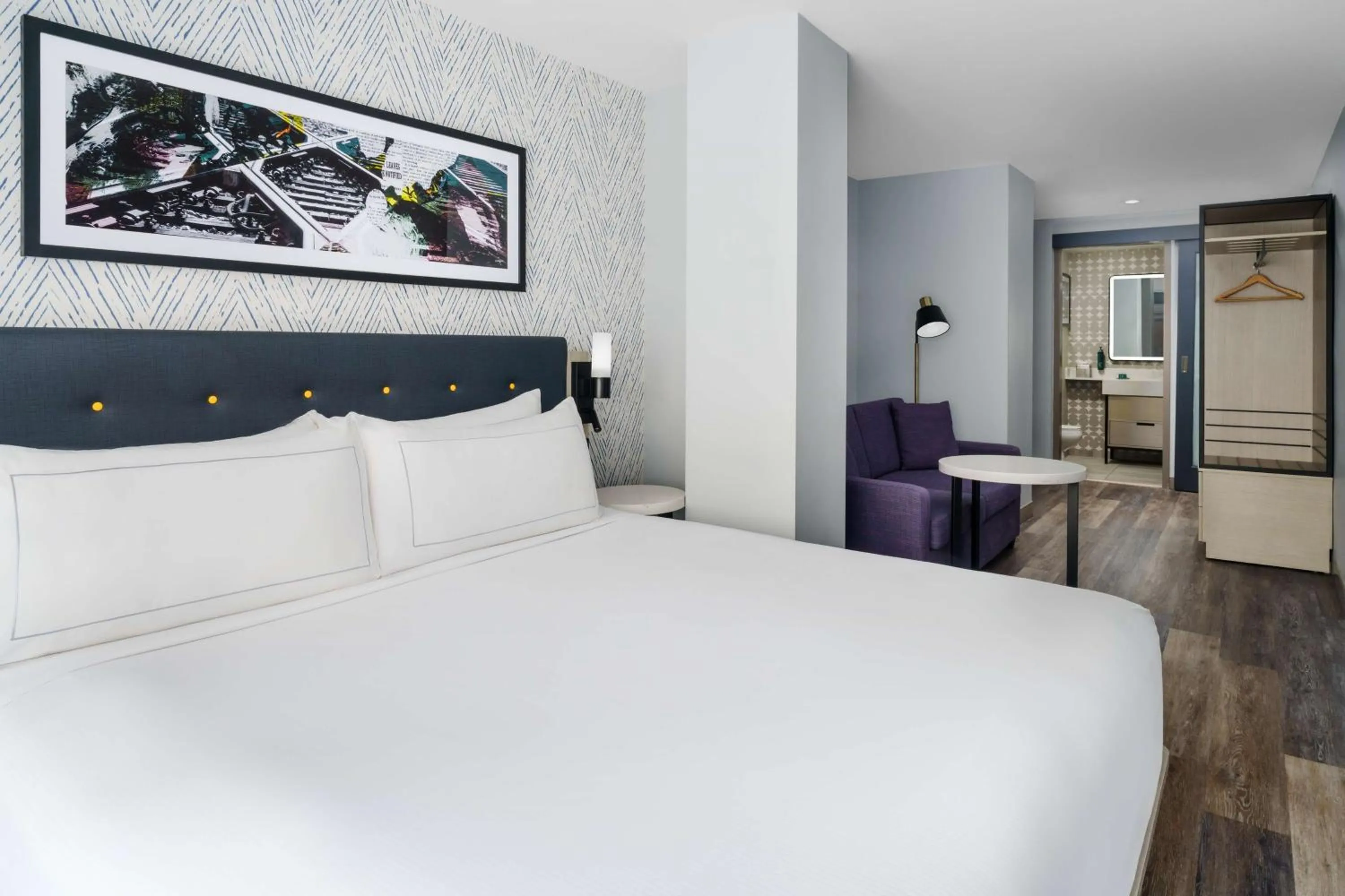 Bed in DoubleTree by Hilton New York Midtown Fifth Ave