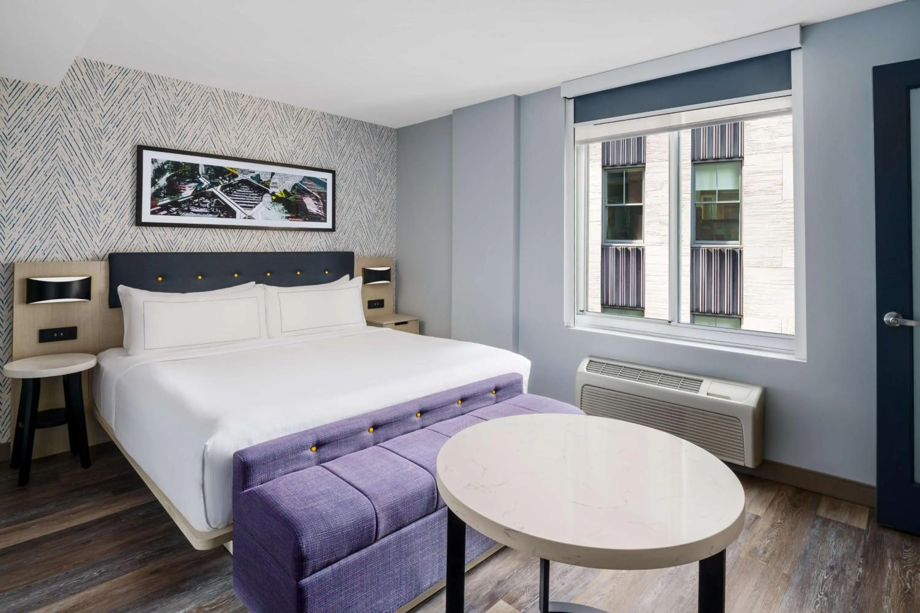 Bed in DoubleTree by Hilton New York Midtown Fifth Ave