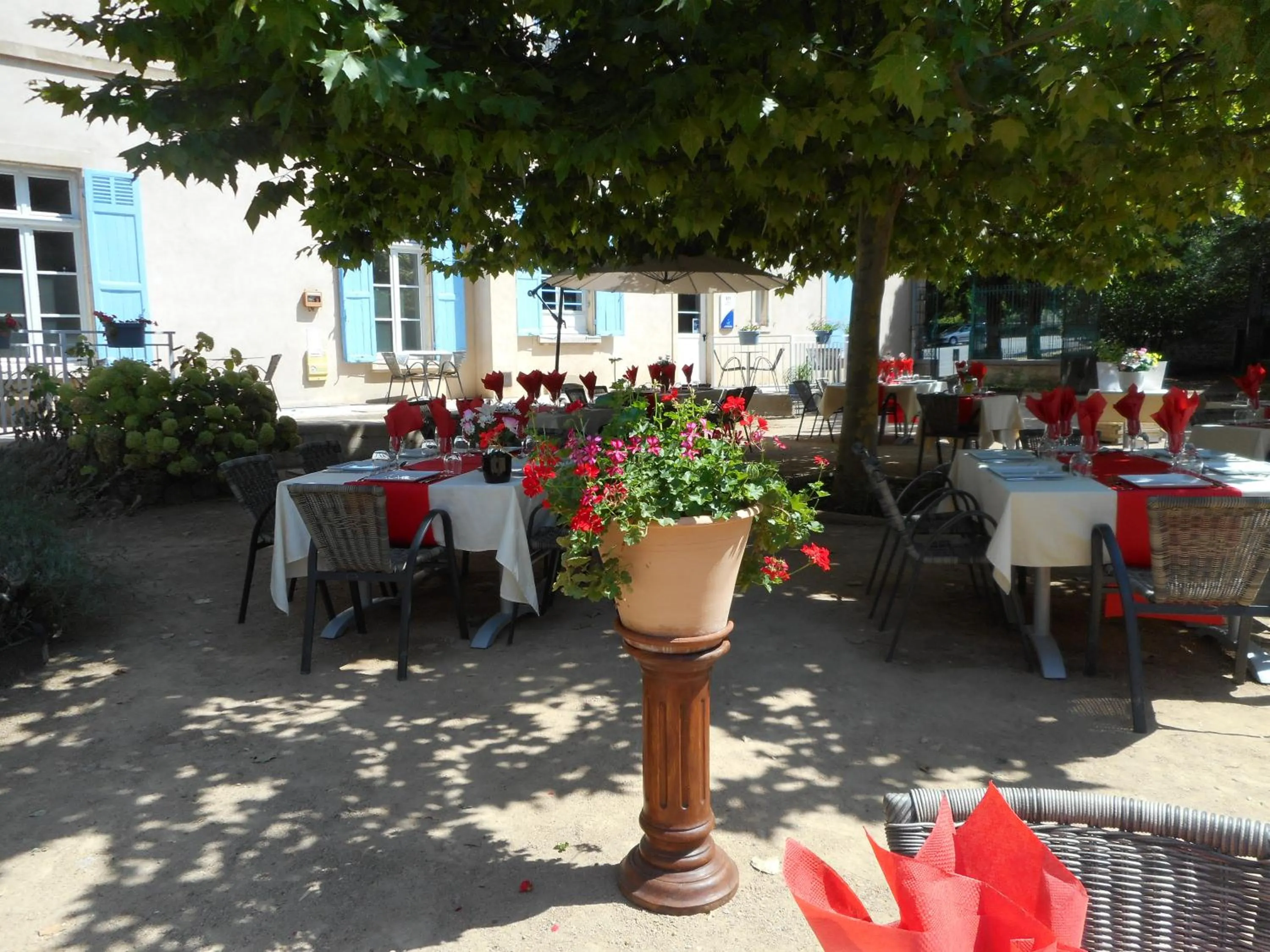 Patio in VTF Le Domaine Les Hautannes