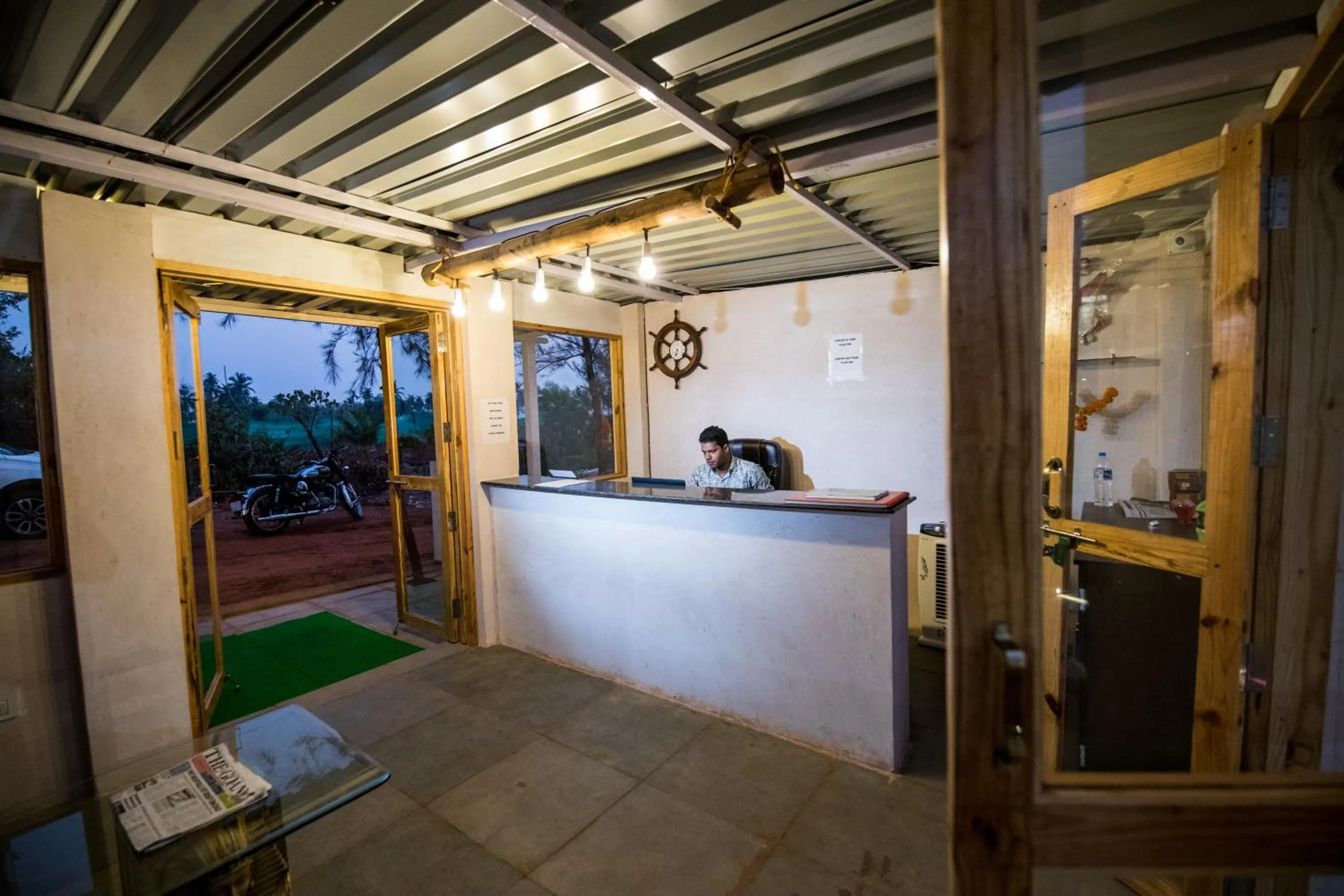 Lobby or reception in Treebo Lands End Beach Resort - 100m from Beach