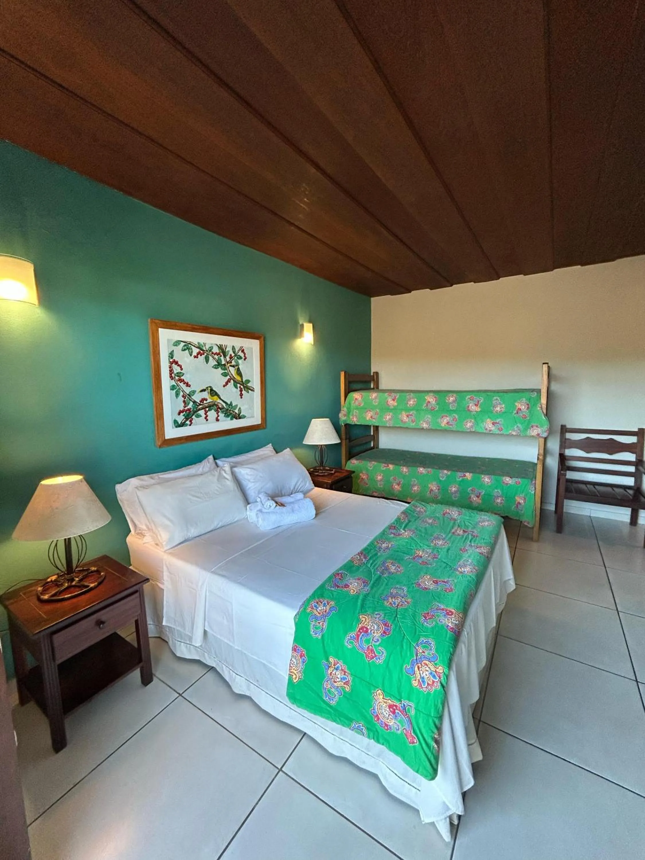 Bed in Pousada Solar D Alcina