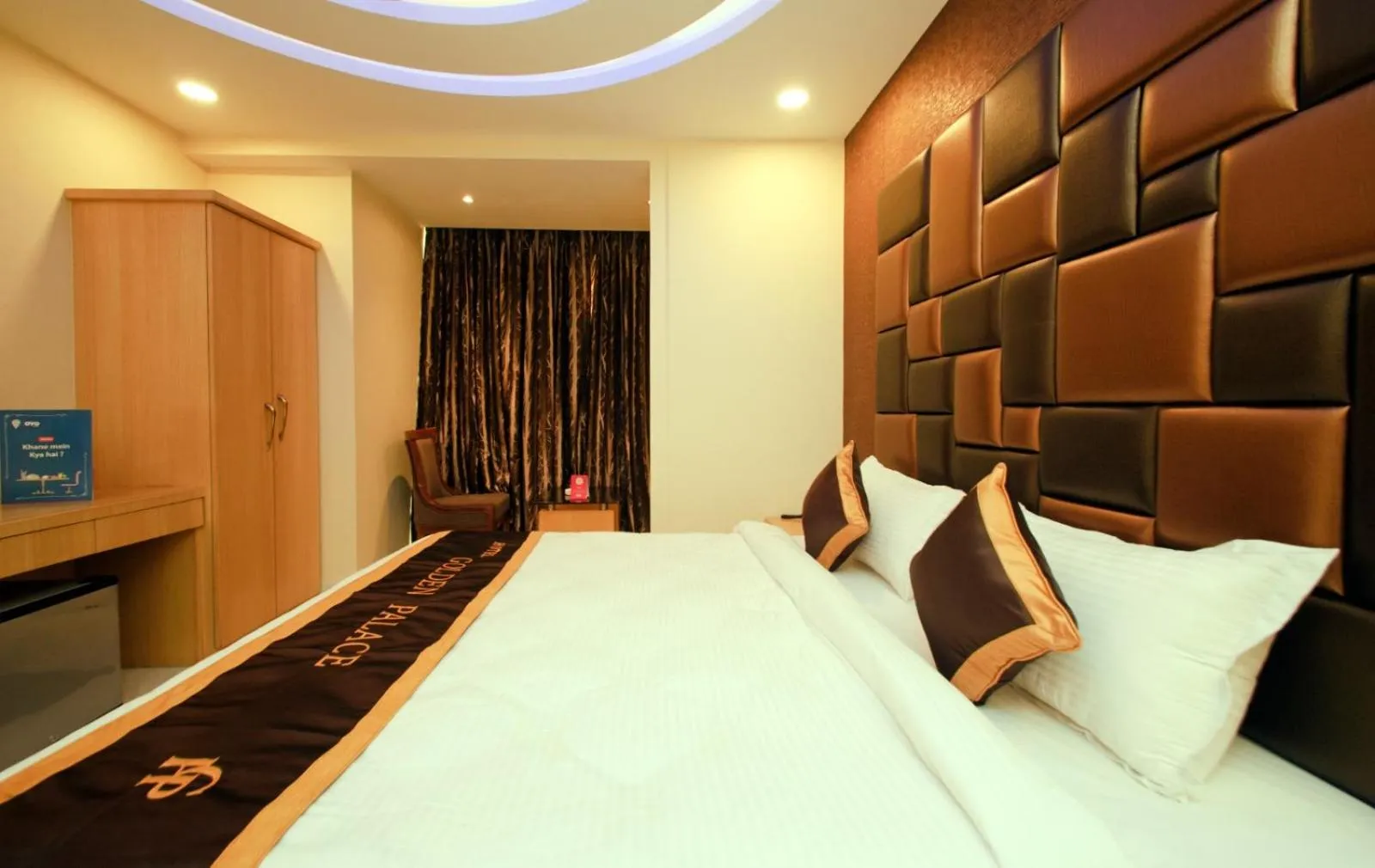 Bedroom, Bed in Hotel Golden Palace