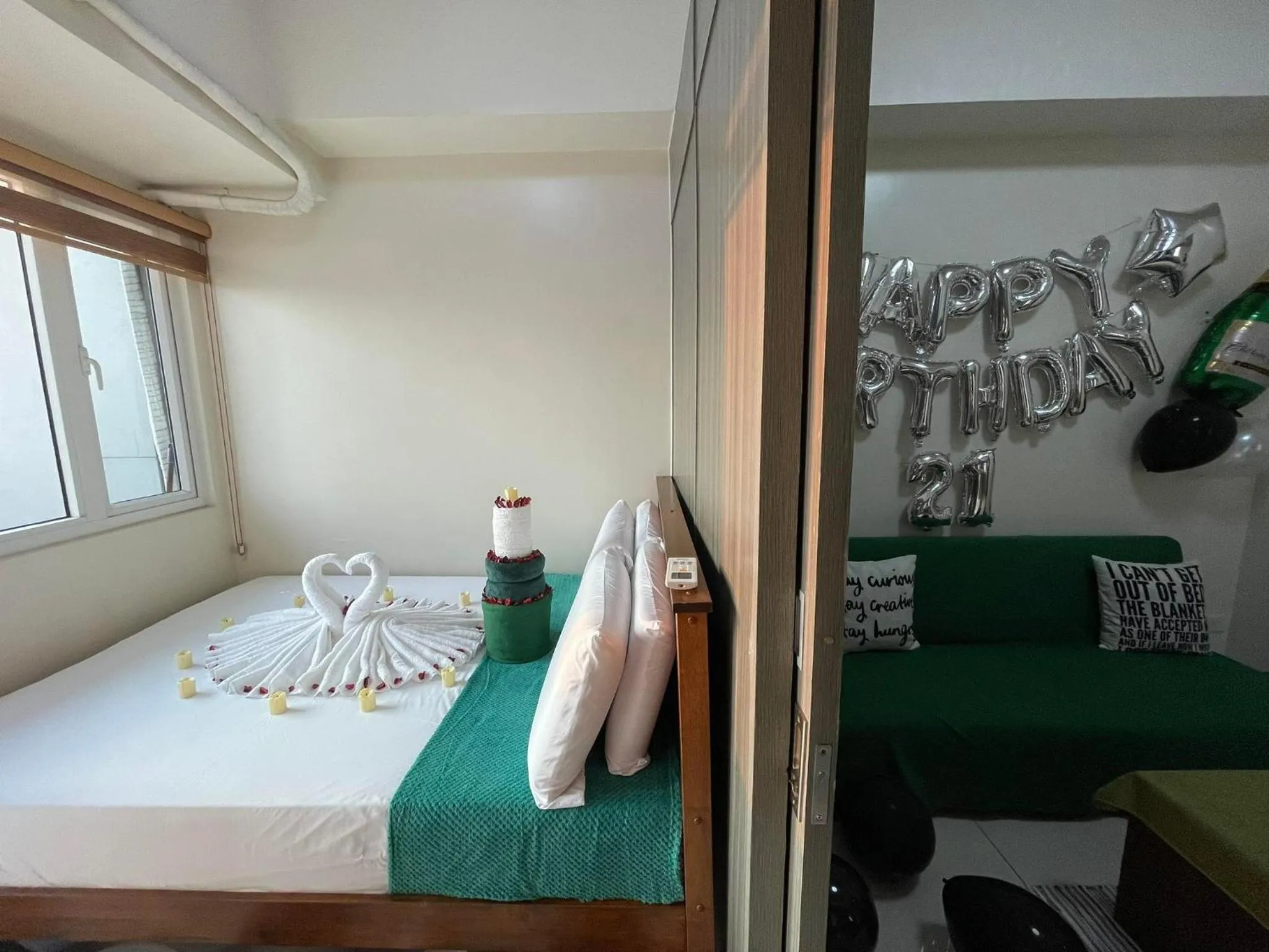 Bed in Green Residences Stays by PBYY