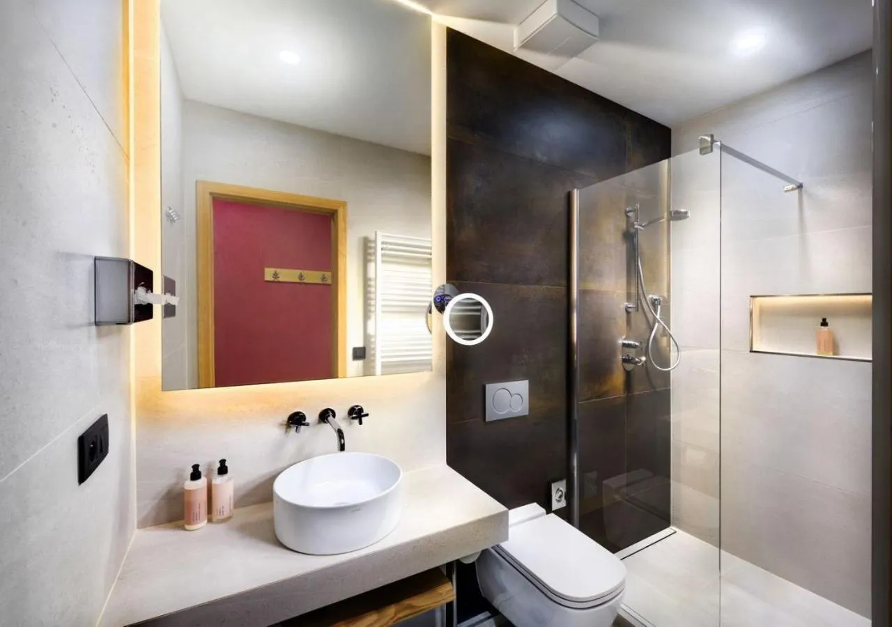 Shower in Hotel Tri Studničky - Adult friendly