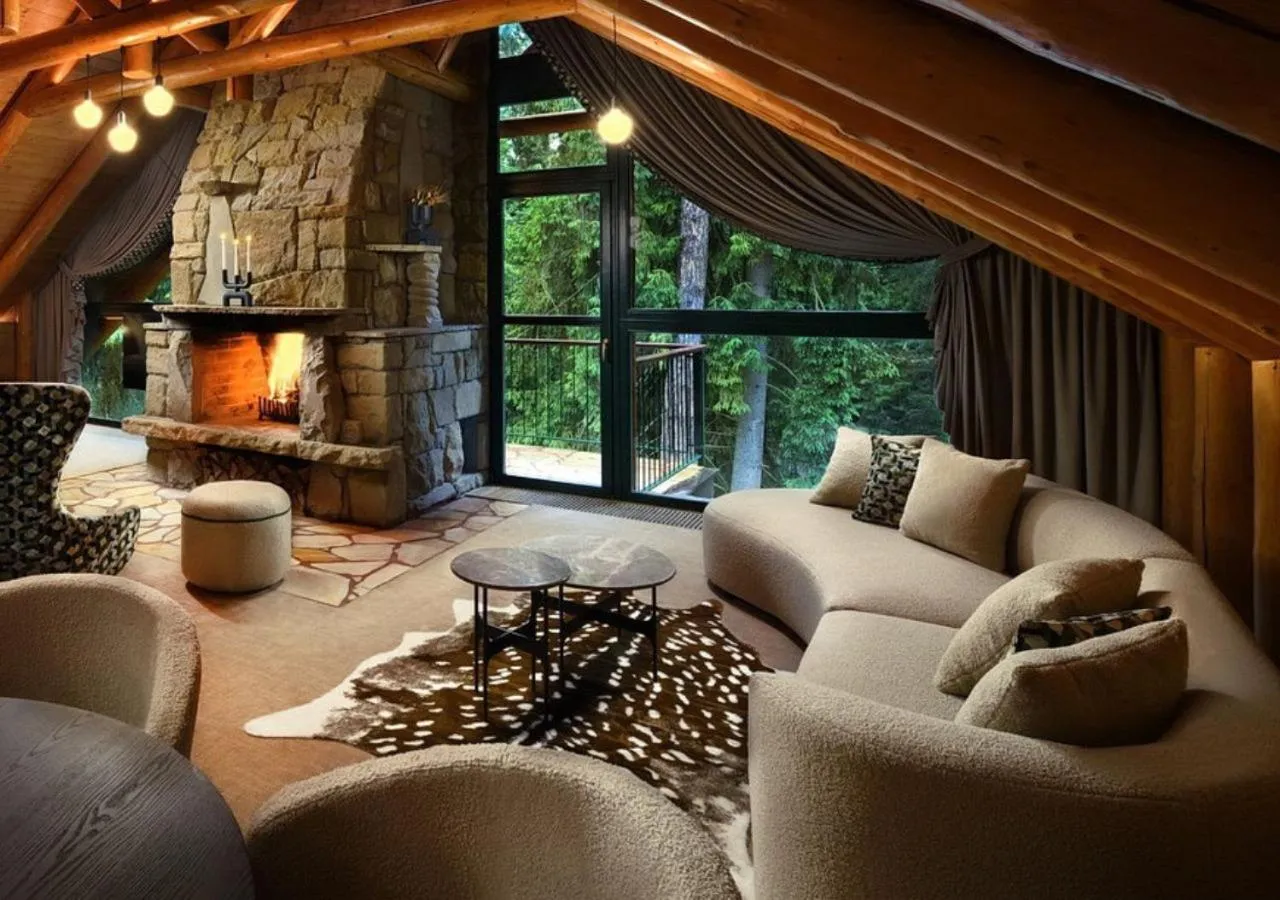 Living room in Hotel Tri Studničky - Adult friendly