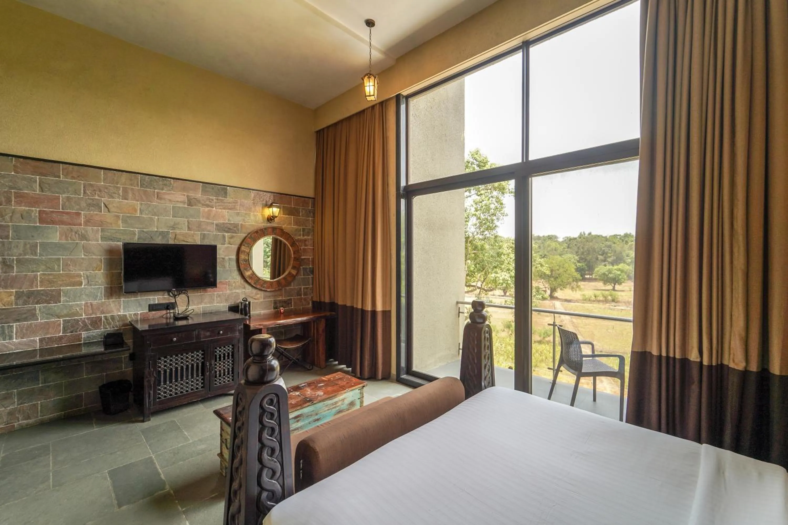 Photo of the whole room, Bed in Triose Boutique Hotel Lonavala