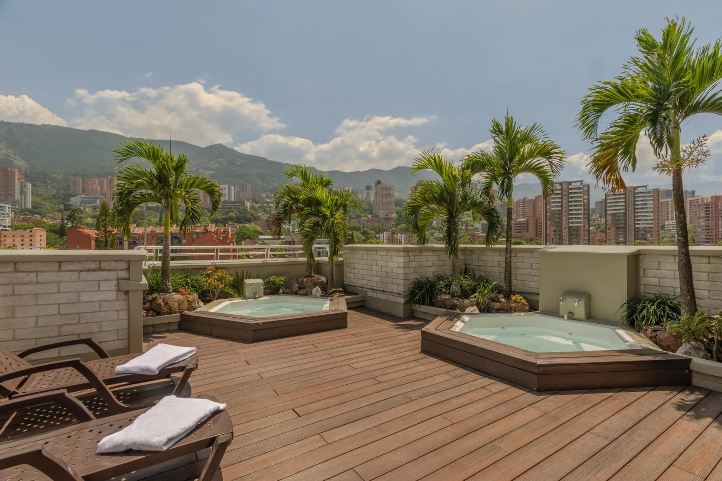 Balcony/Terrace in Hotel Poblado Alejandria