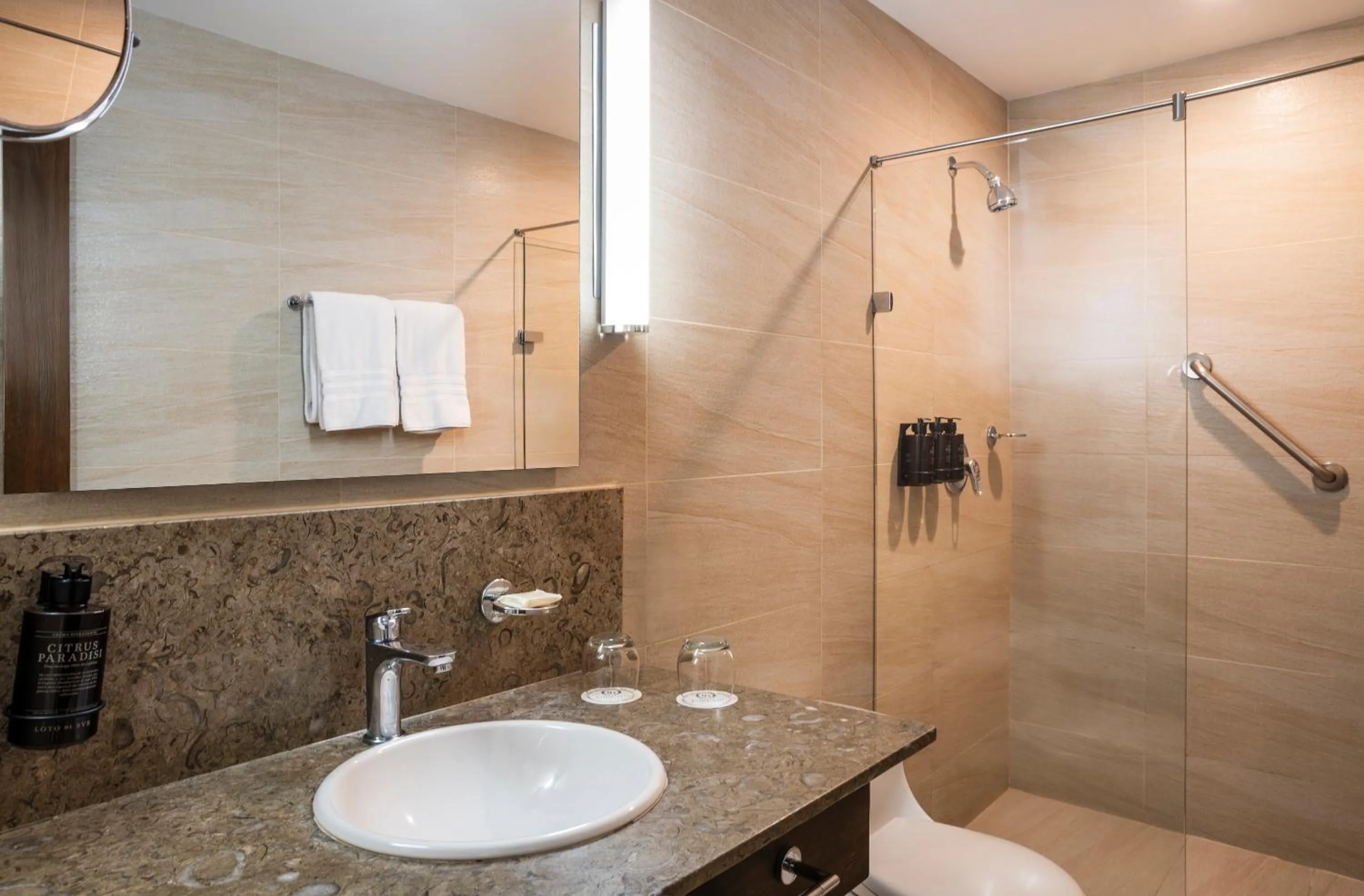 Shower in Hotel Poblado Alejandria