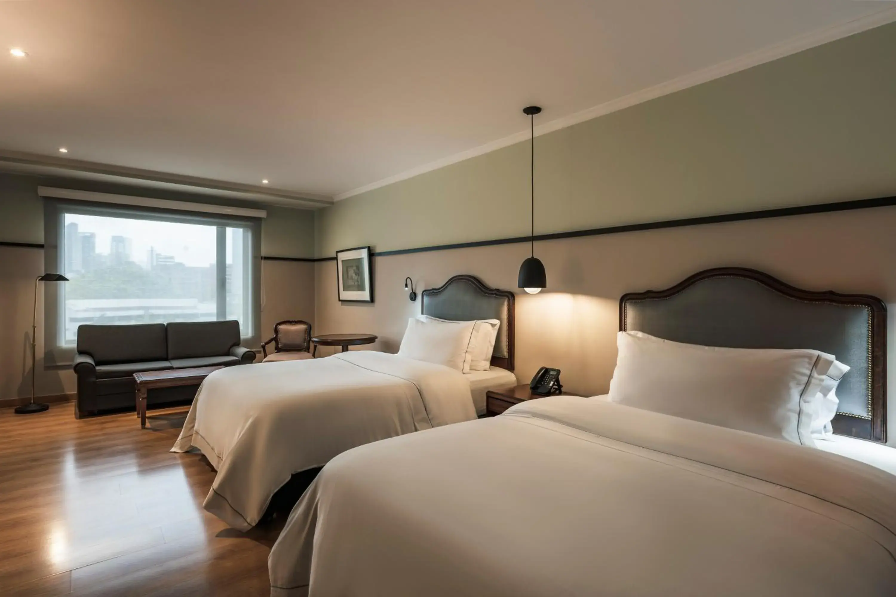 Double Room with Two Double Beds in Hotel Poblado Plaza Double Room with Two Double Beds in Hotel Poblado Plaza