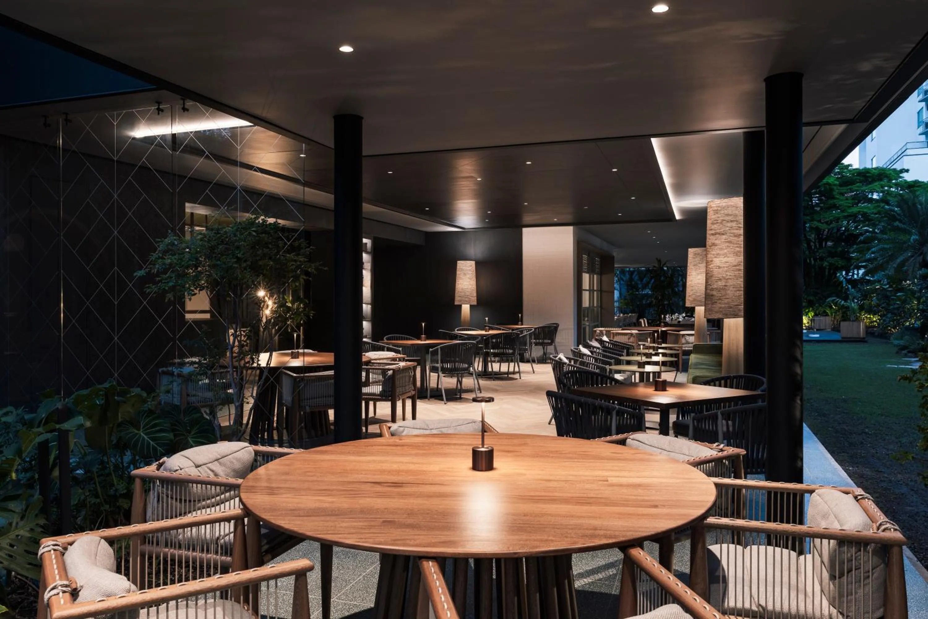 Patio in Hotel Poblado Plaza