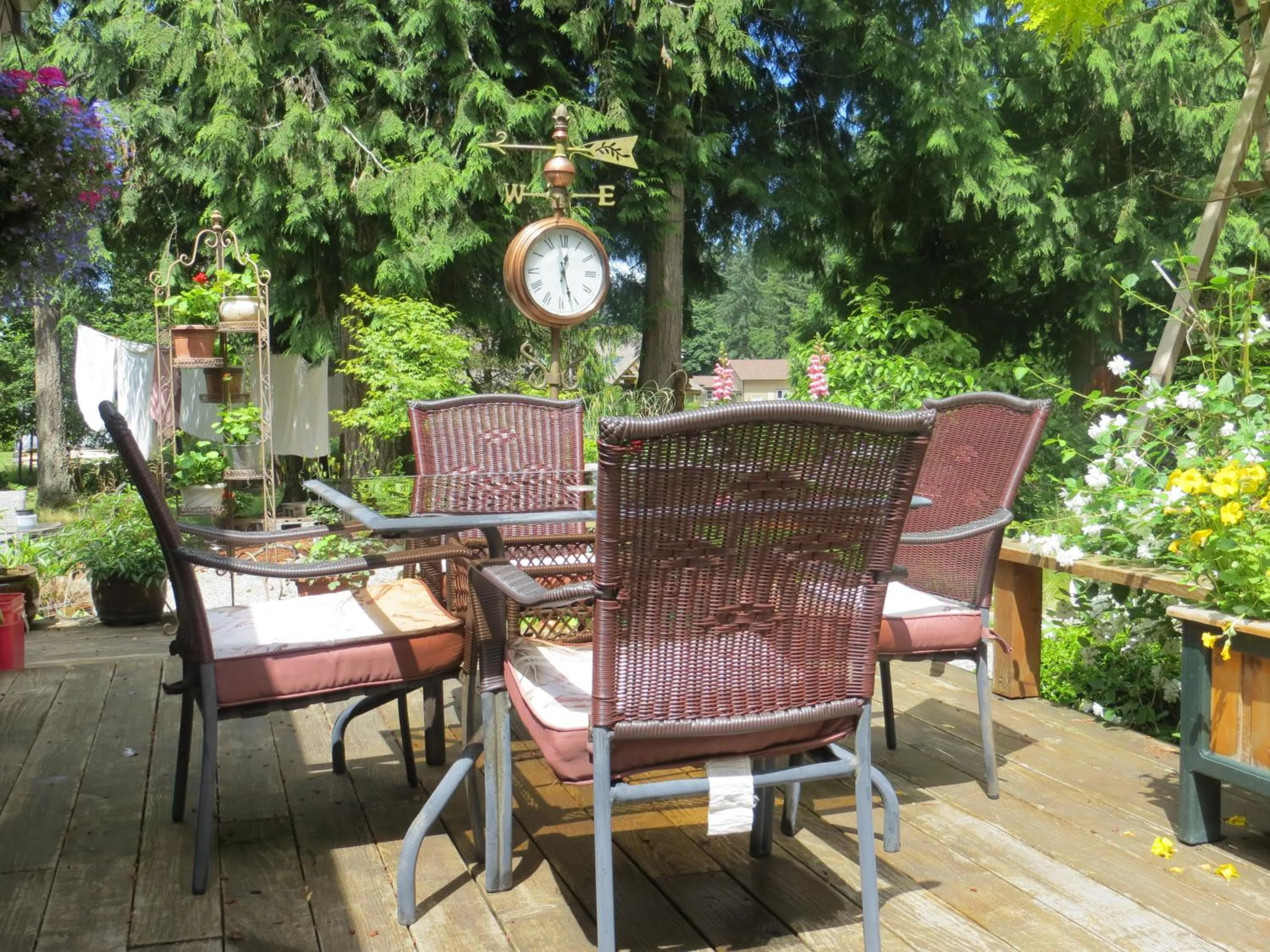 Patio in Tea Cozy Bed & Breakfast