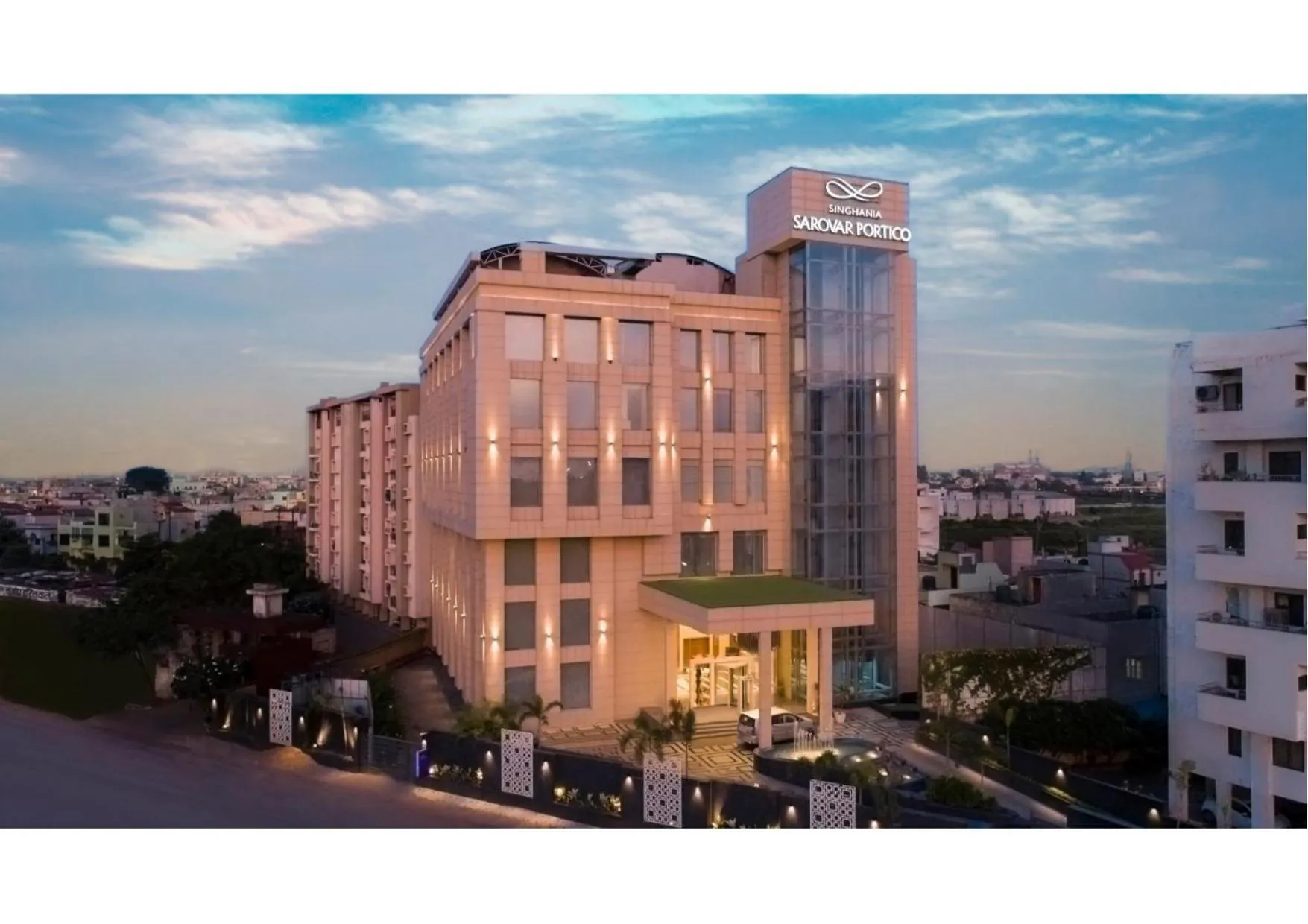 Property building in Singhania Sarovar Portico