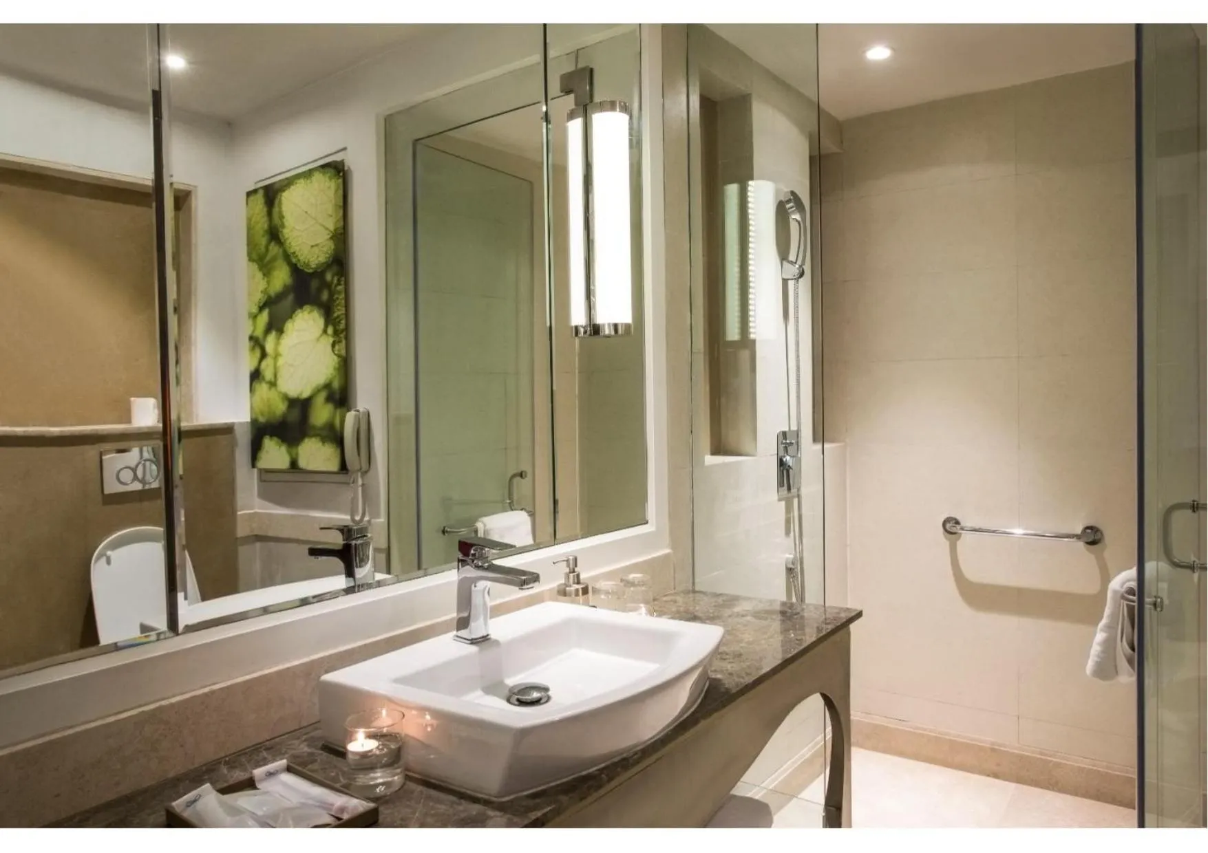 Shower in Singhania Sarovar Portico