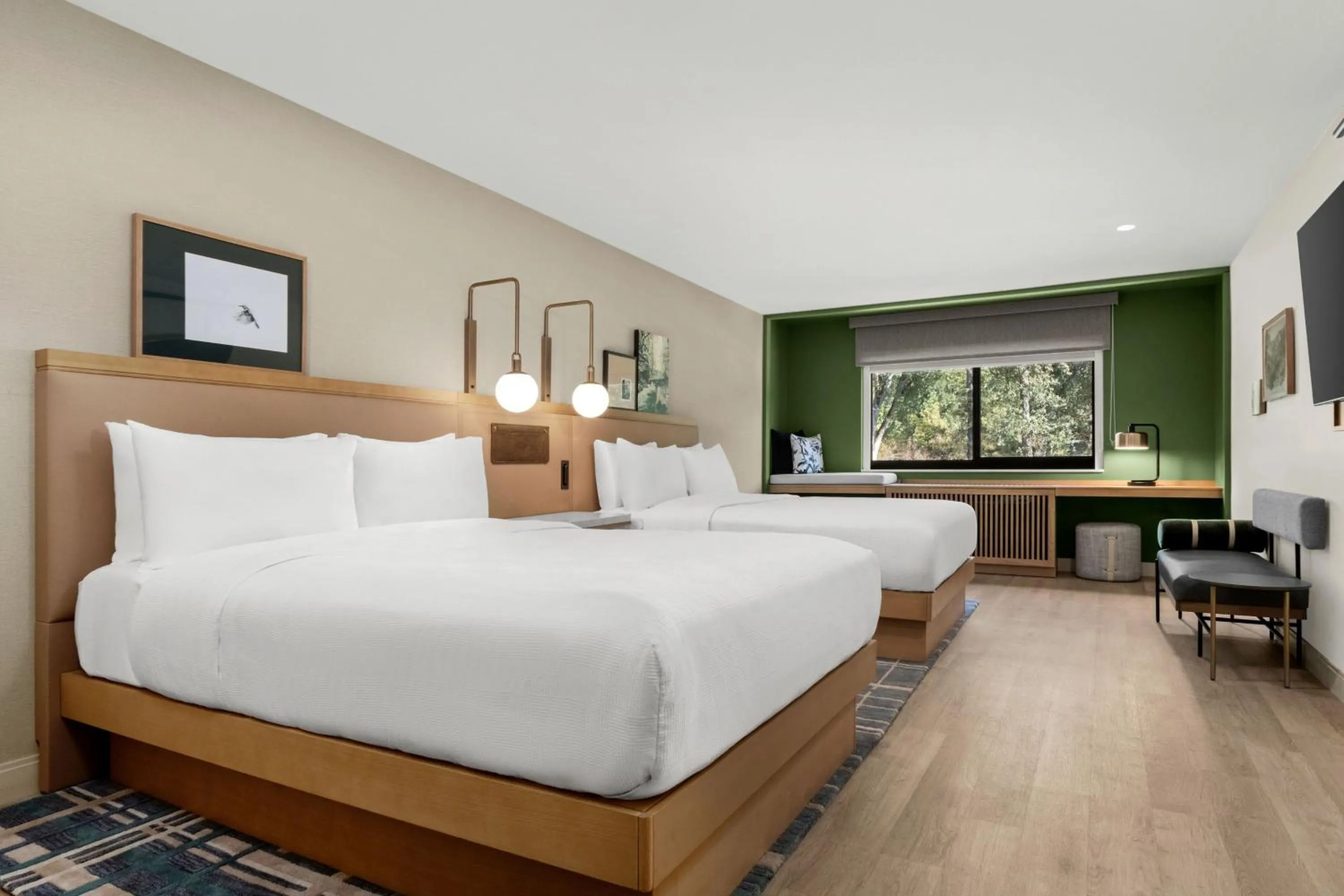Photo of the whole room, Bed in The Inelle, Oakhurst Yosemite, a Tribute Portfolio Hotel