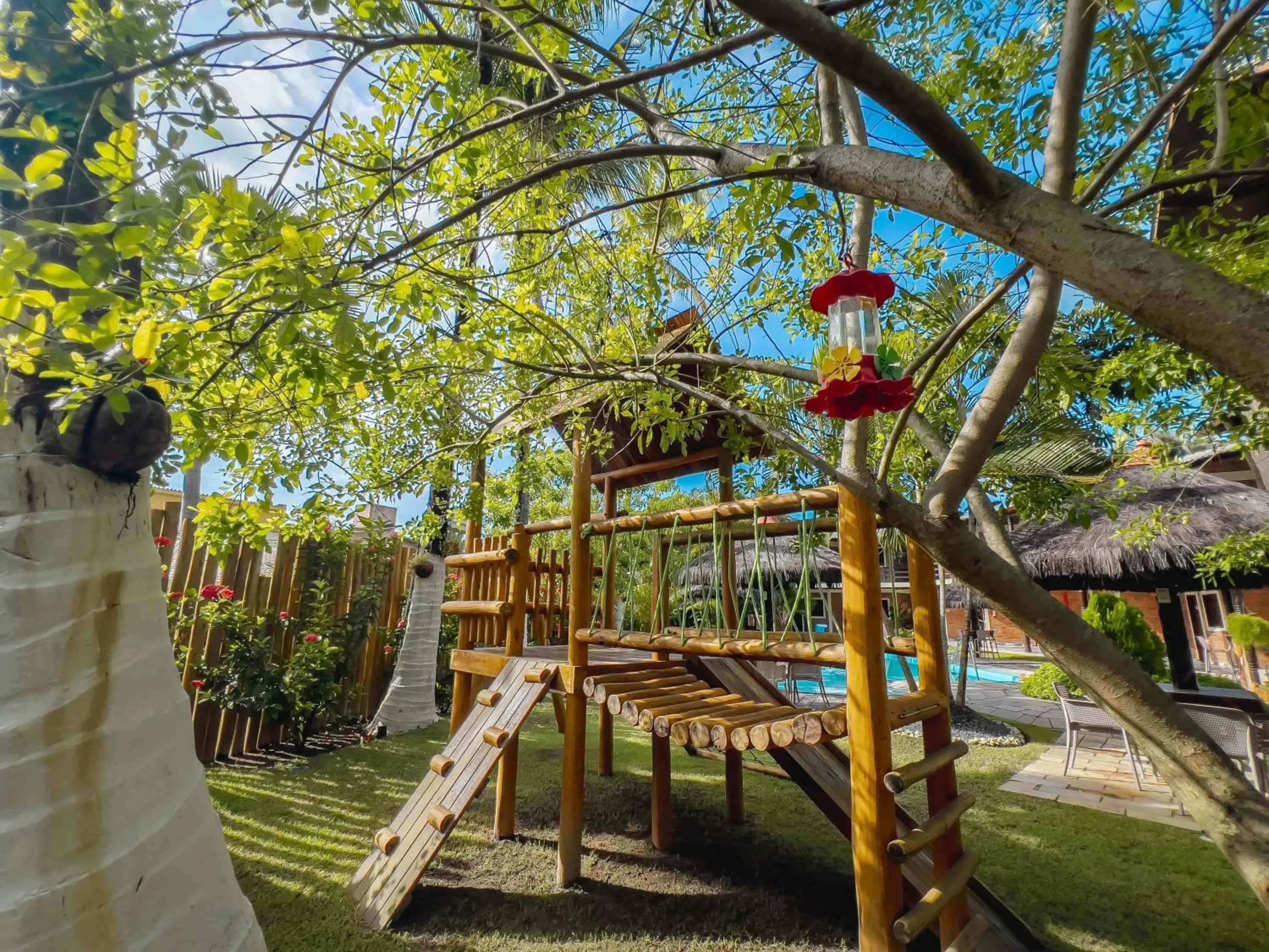 Children play ground in Pousada Pérola do Porto