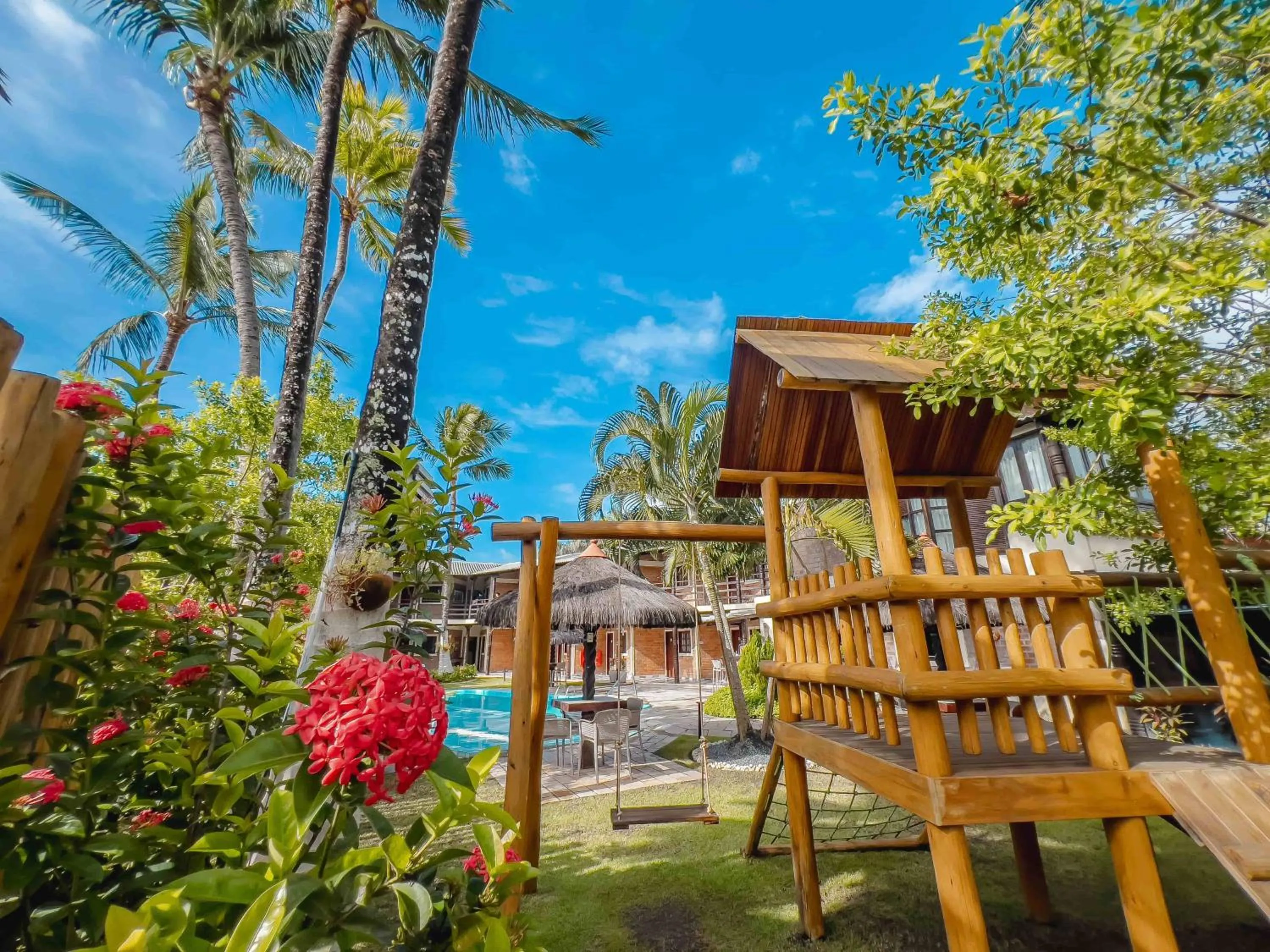 Garden view in Pousada Pérola do Porto