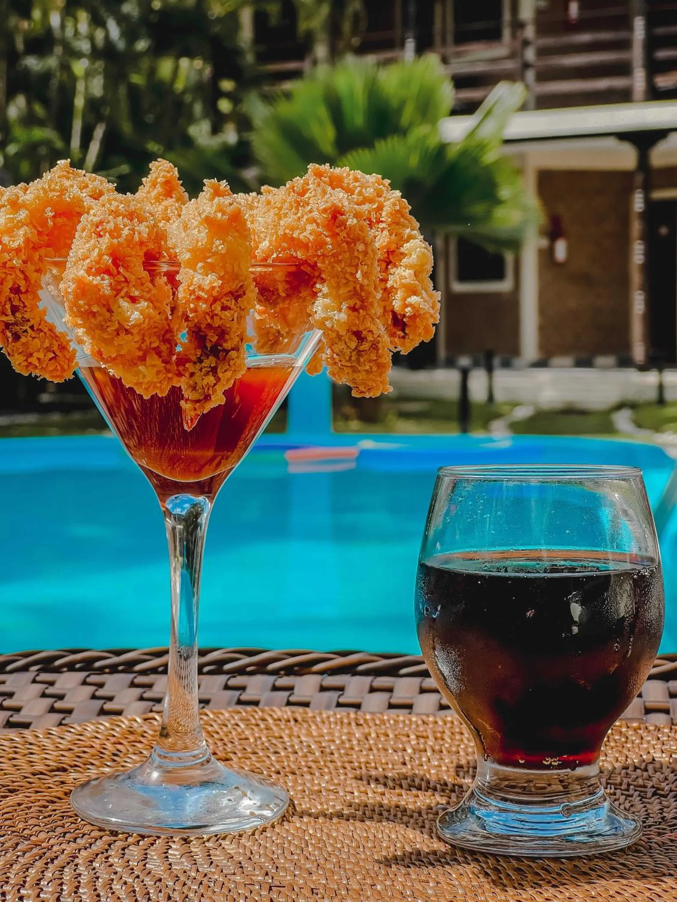 Pool view in Pousada Pérola do Porto