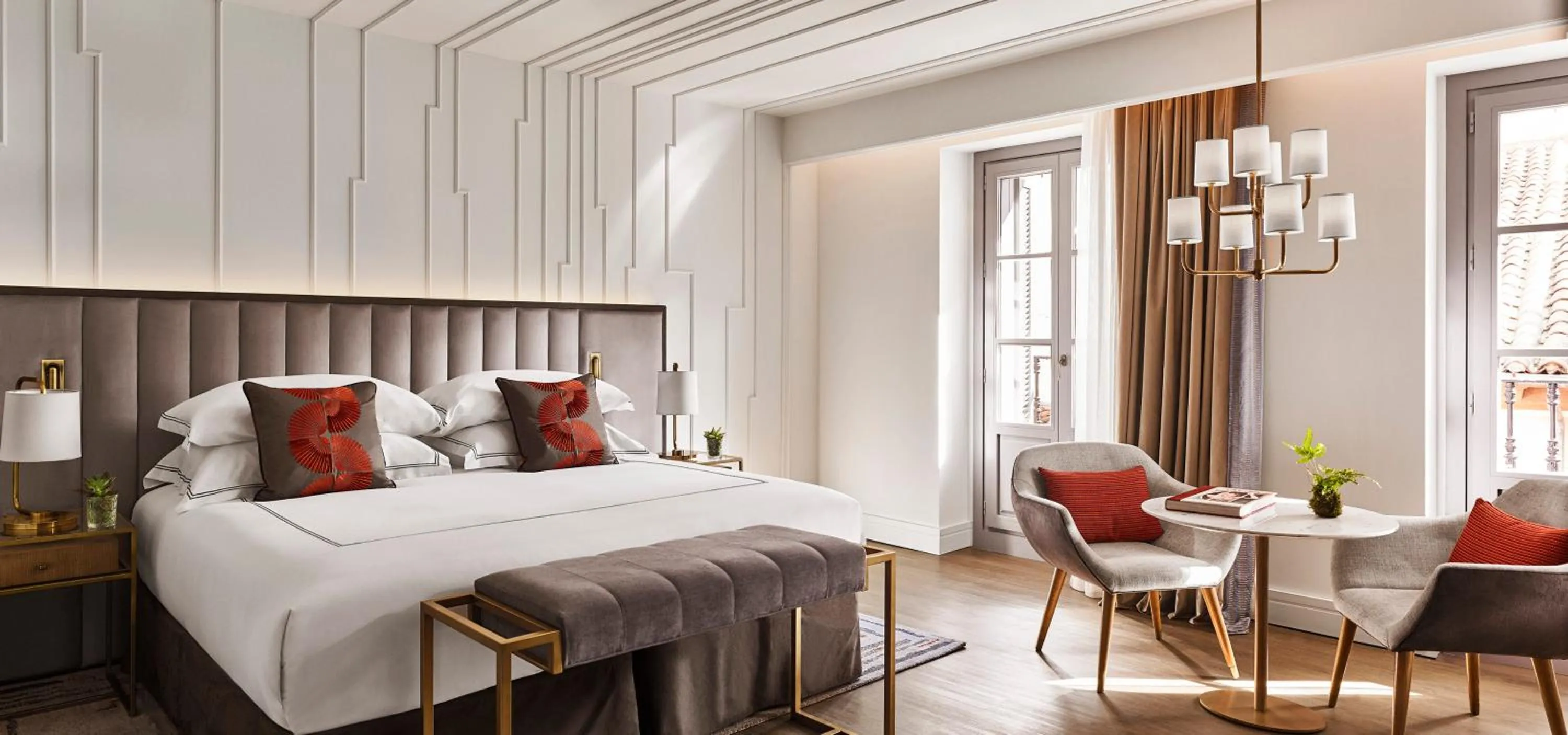 Bed in Gran Hotel Inglés - The Leading Hotels of the World