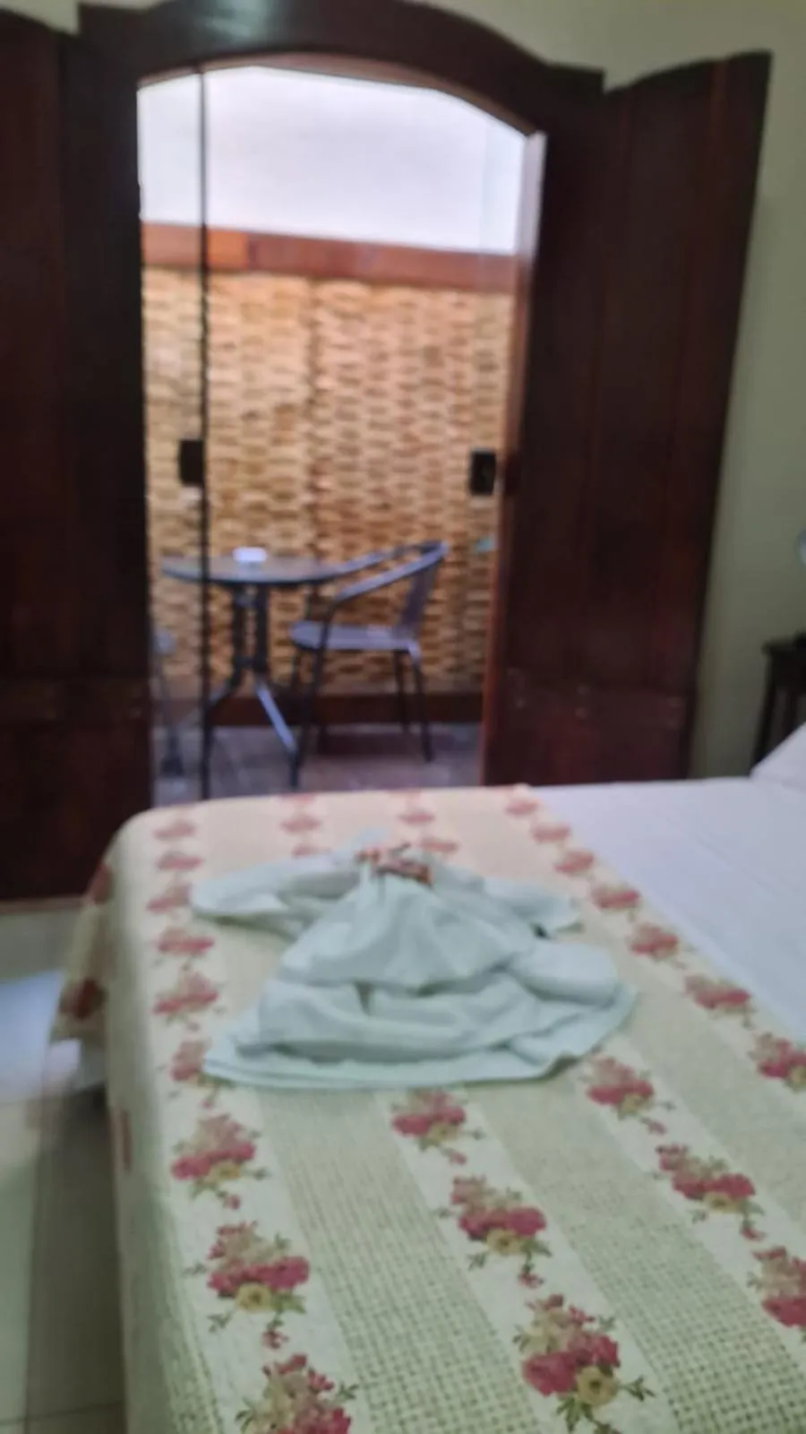 Bed in Pousada Alecrim Dourado