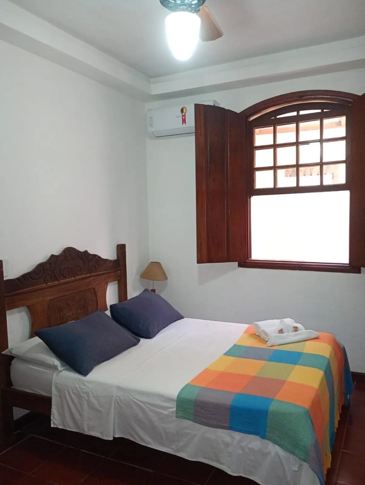 Bed in Pousada Alecrim Dourado