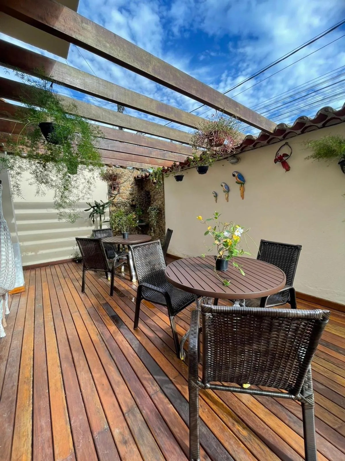 Patio in Pousada Alecrim Dourado