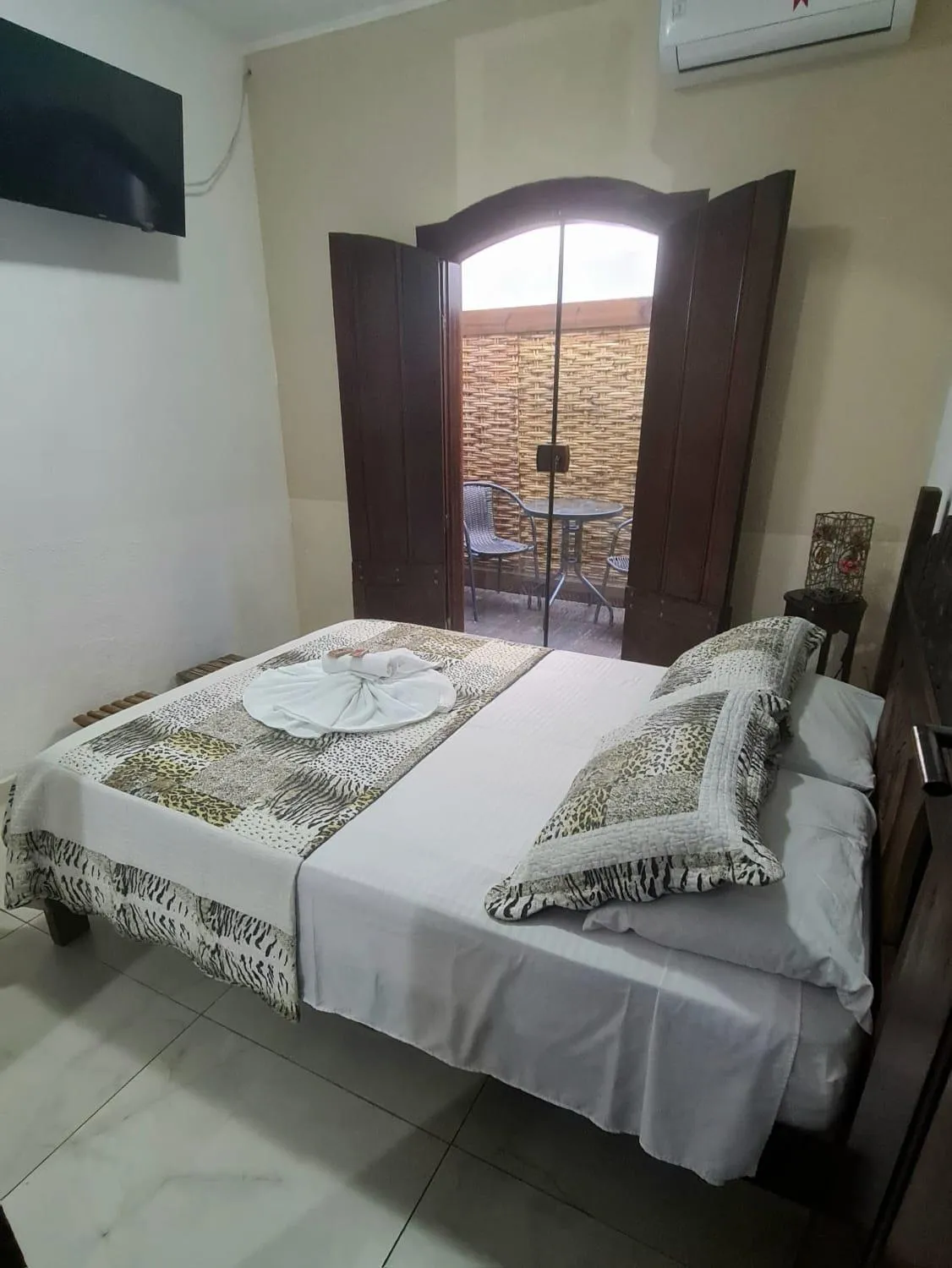 Bed in Pousada Alecrim Dourado