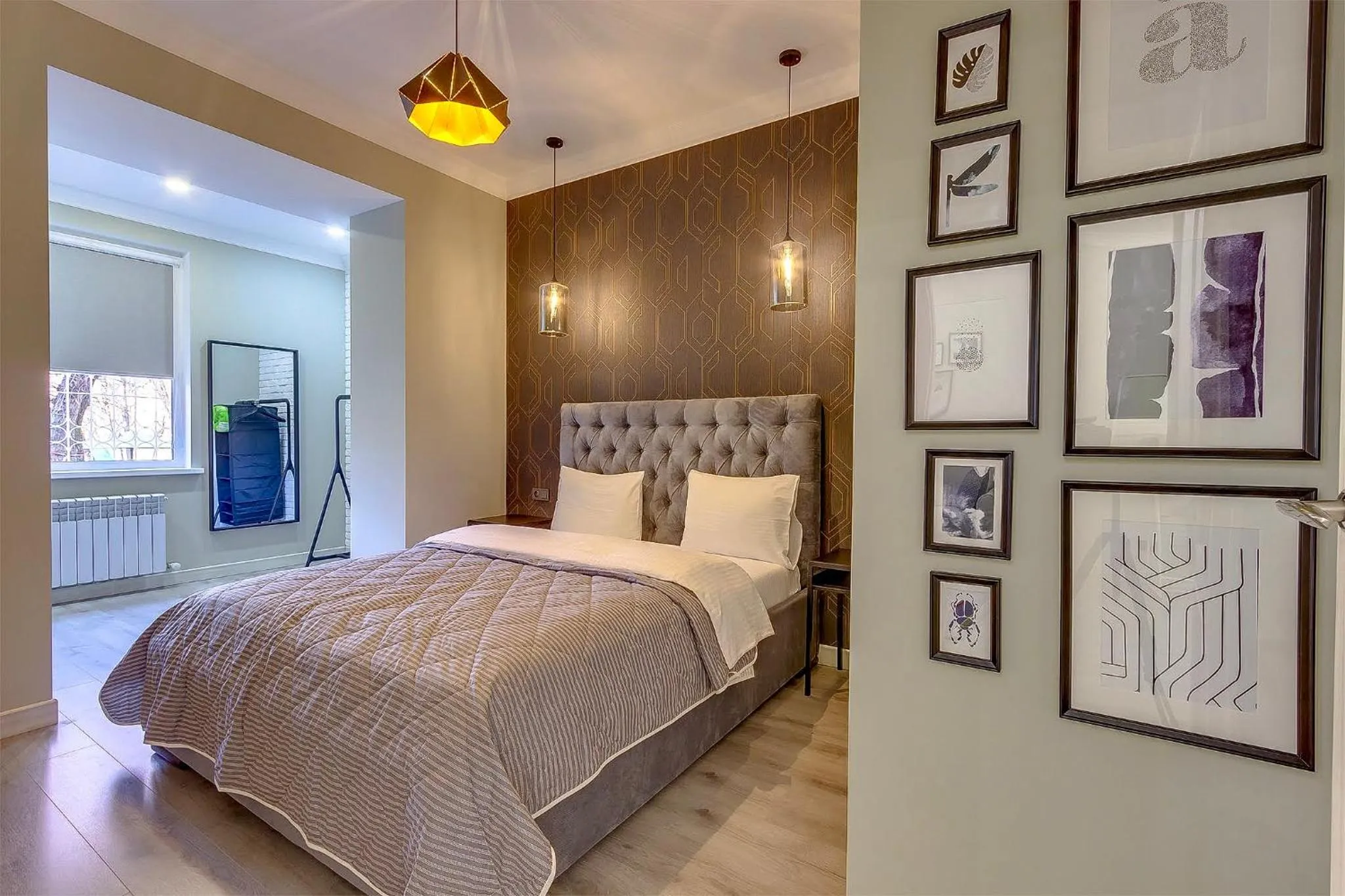 Bed in Opera Apartments Almaty