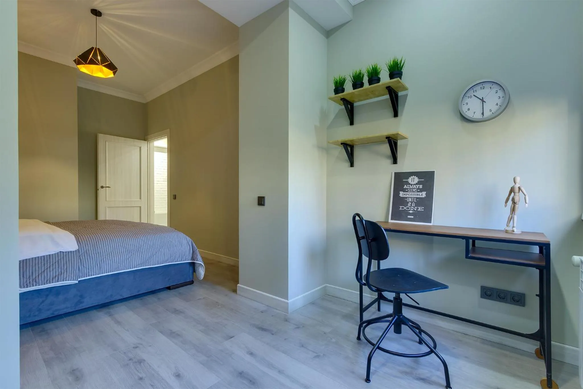 Decorative detail, Bed in Opera Apartments Almaty