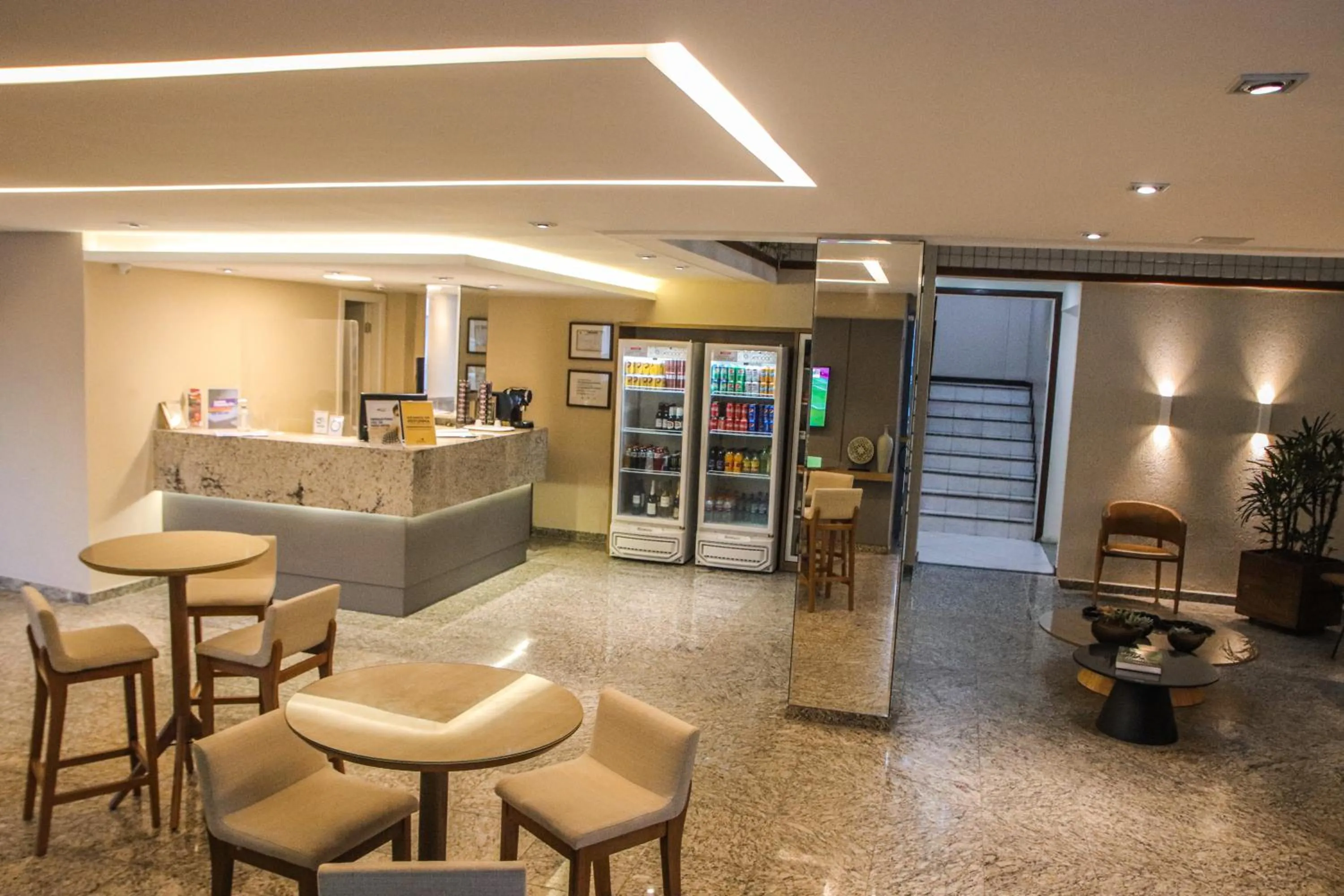 Lobby or reception in Hotel Acalanto